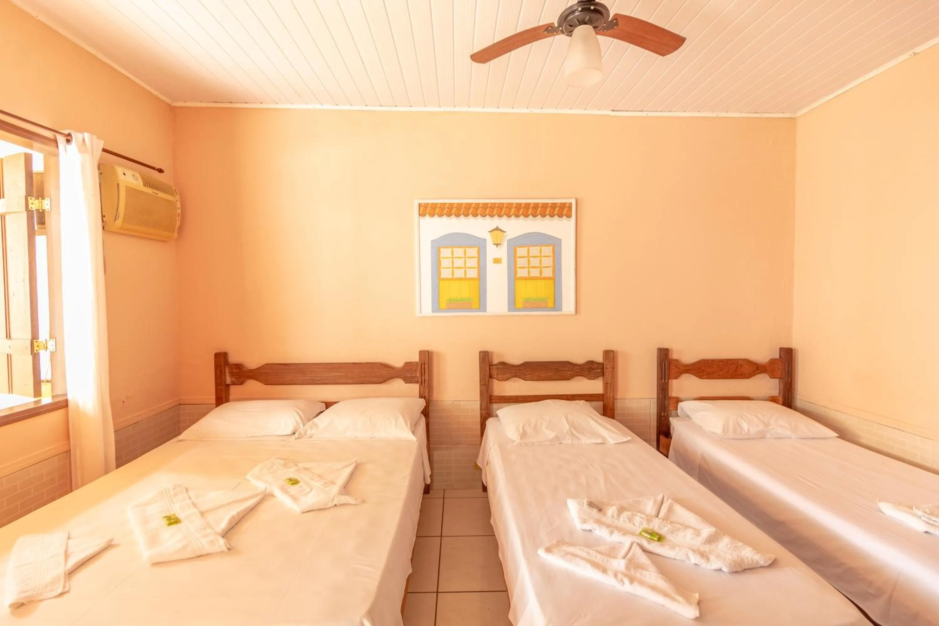 Bed in Pousada Luz do Sol