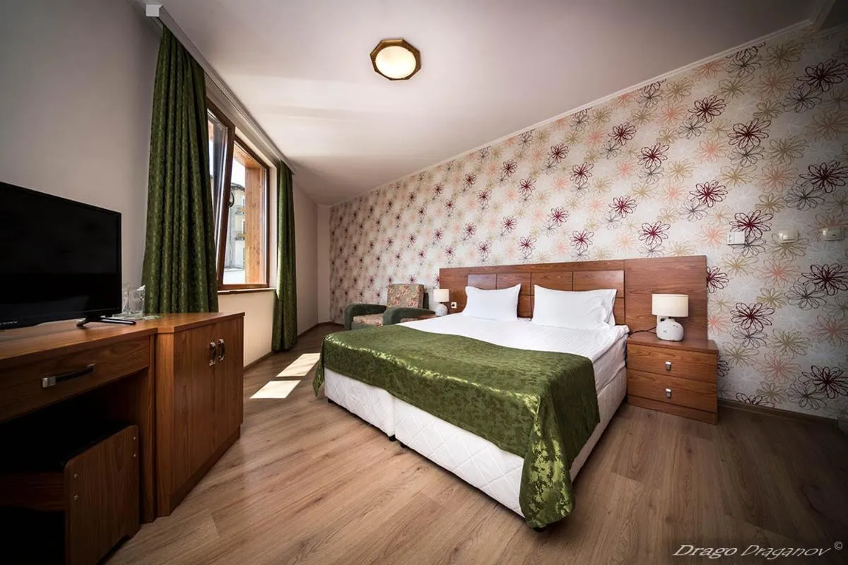 Communal lounge/ TV room, Bed in SPA Hotel Elbrus