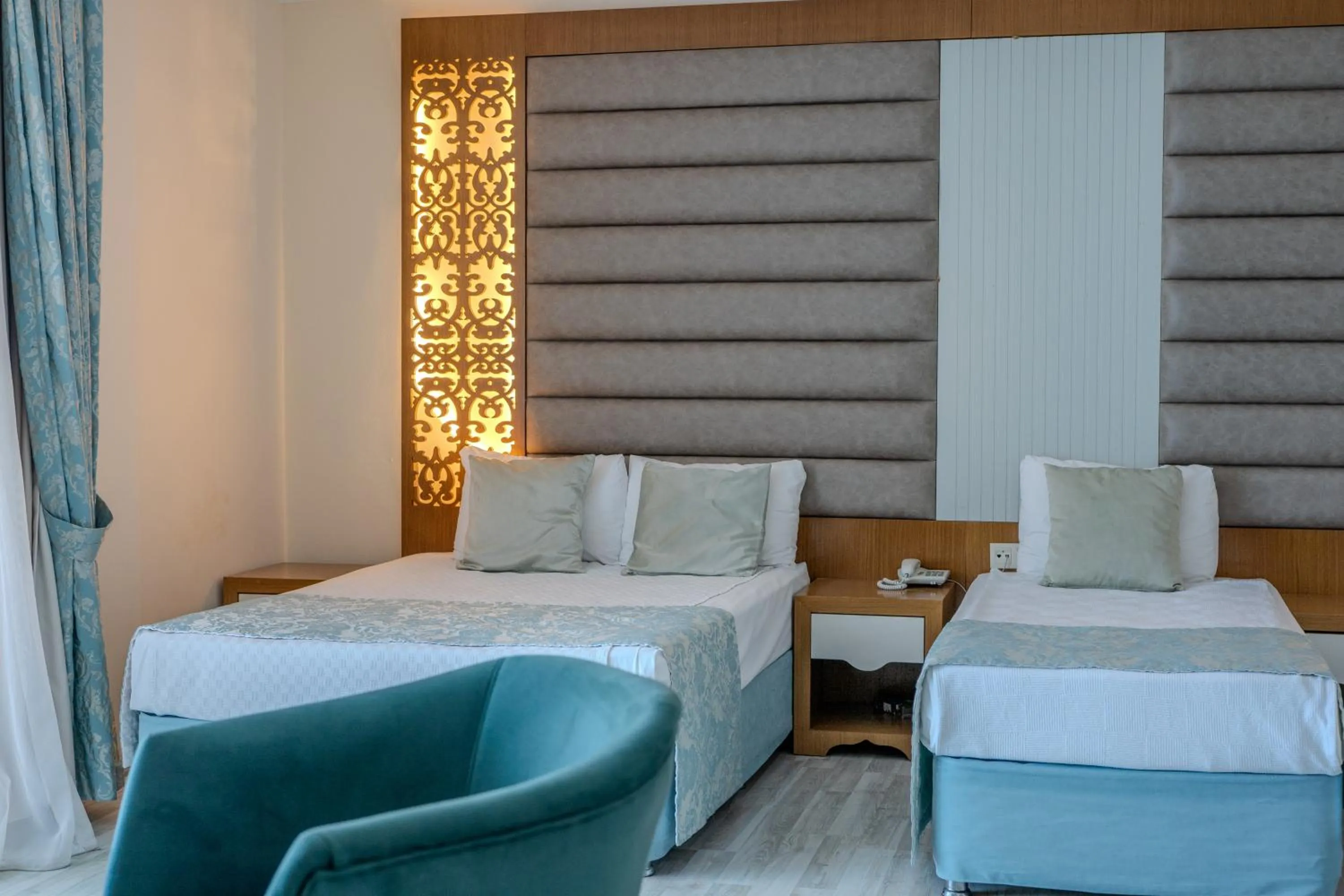 Bed in Concordia Celes Beach Hotel