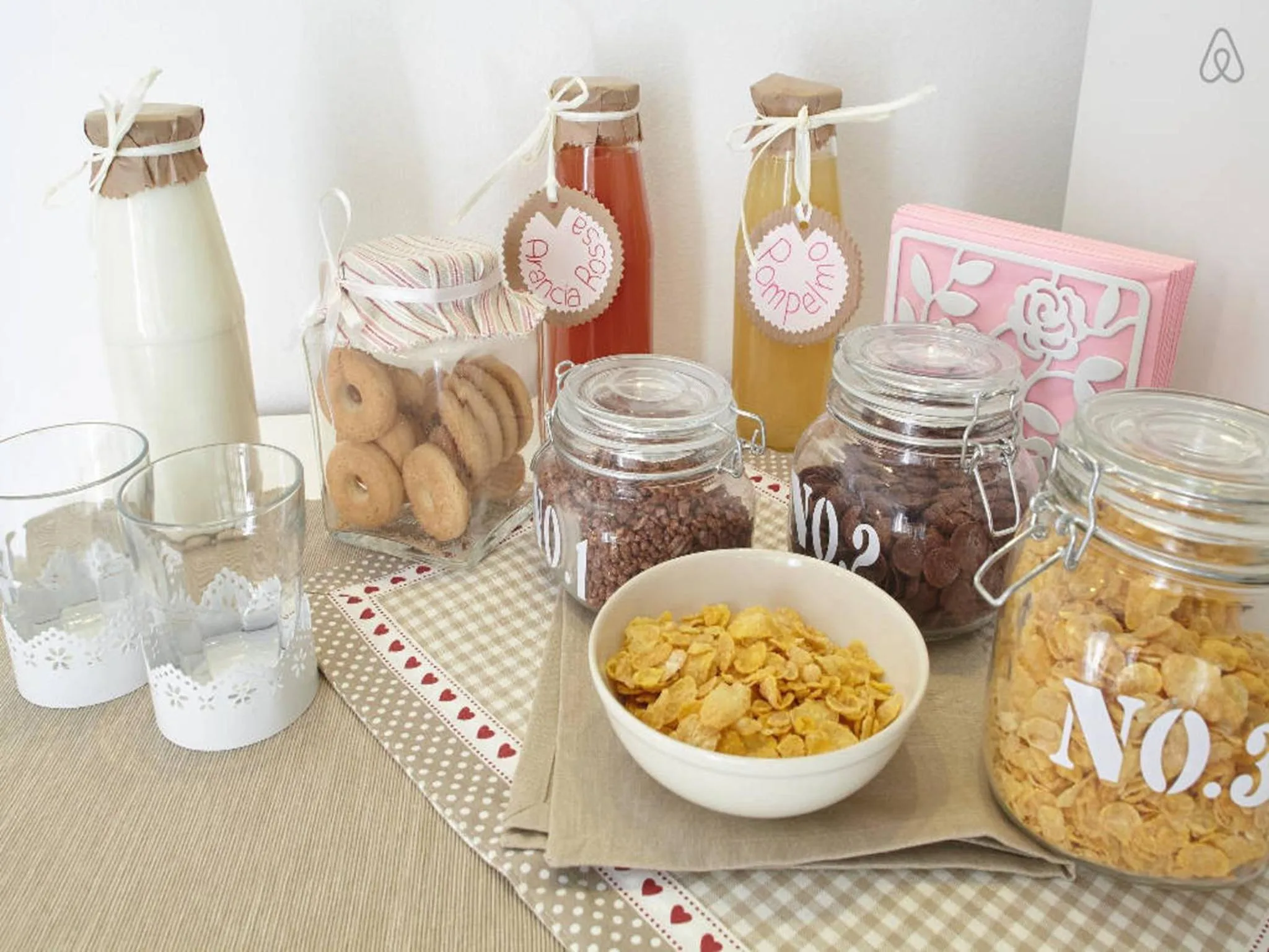 Food and drinks in Casetta Bianca B&B