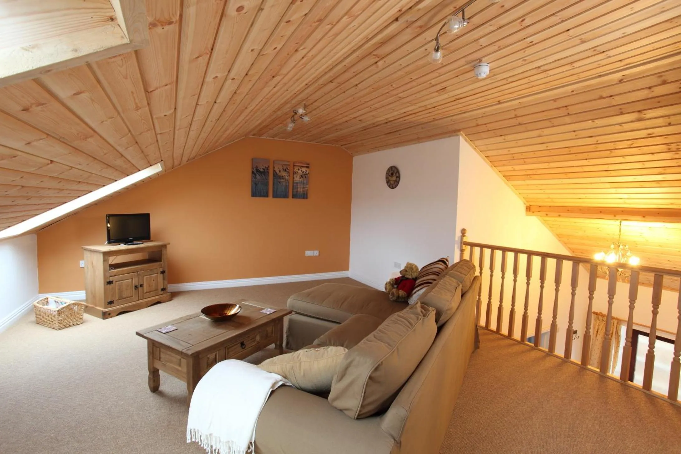 Living room in Dairy Barns