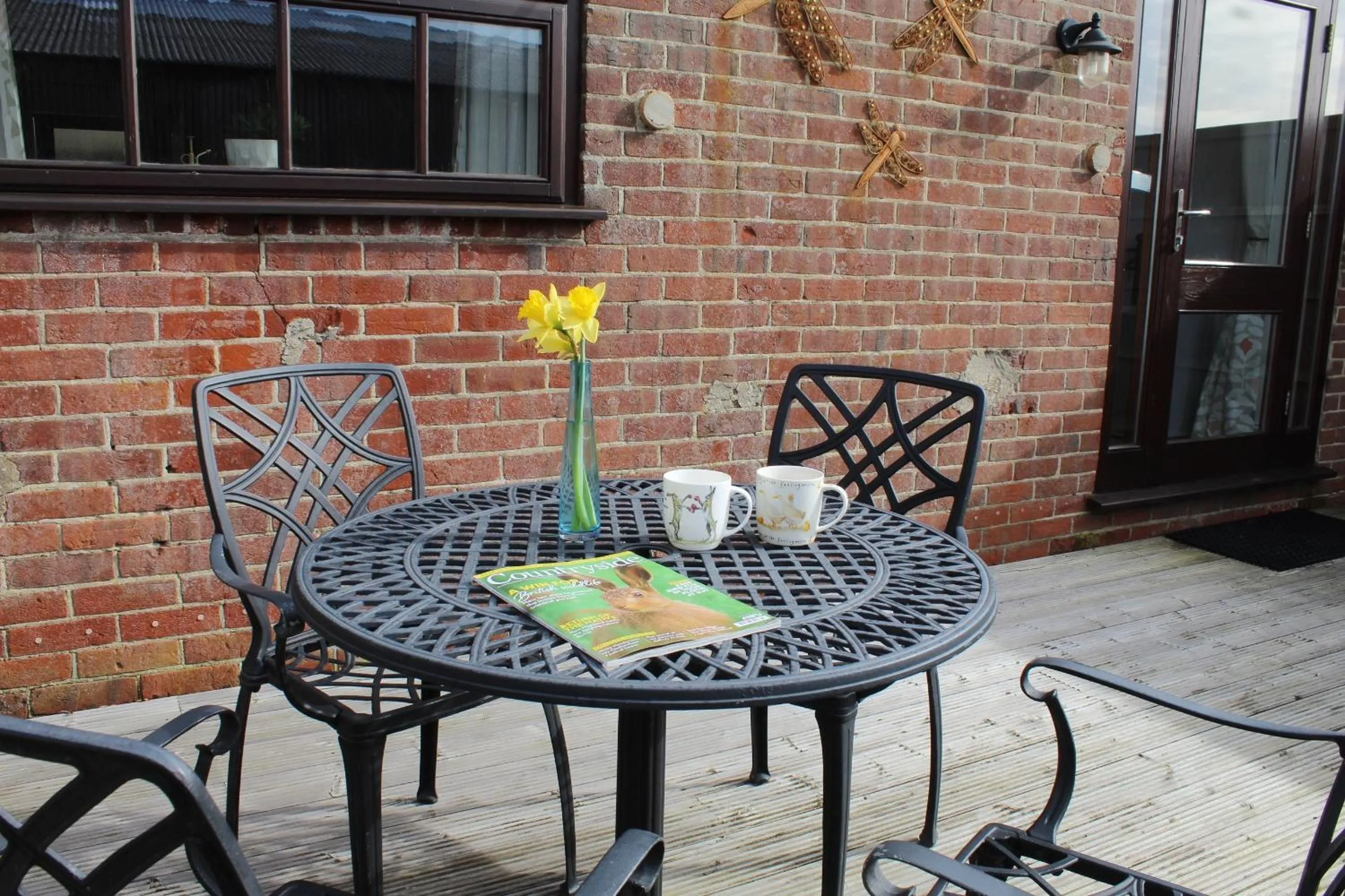 Patio in Dairy Barns