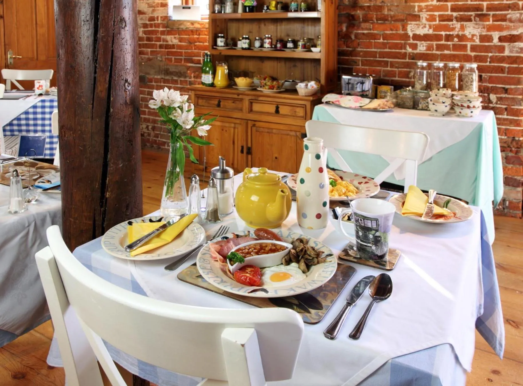Food close-up in Dairy Barns