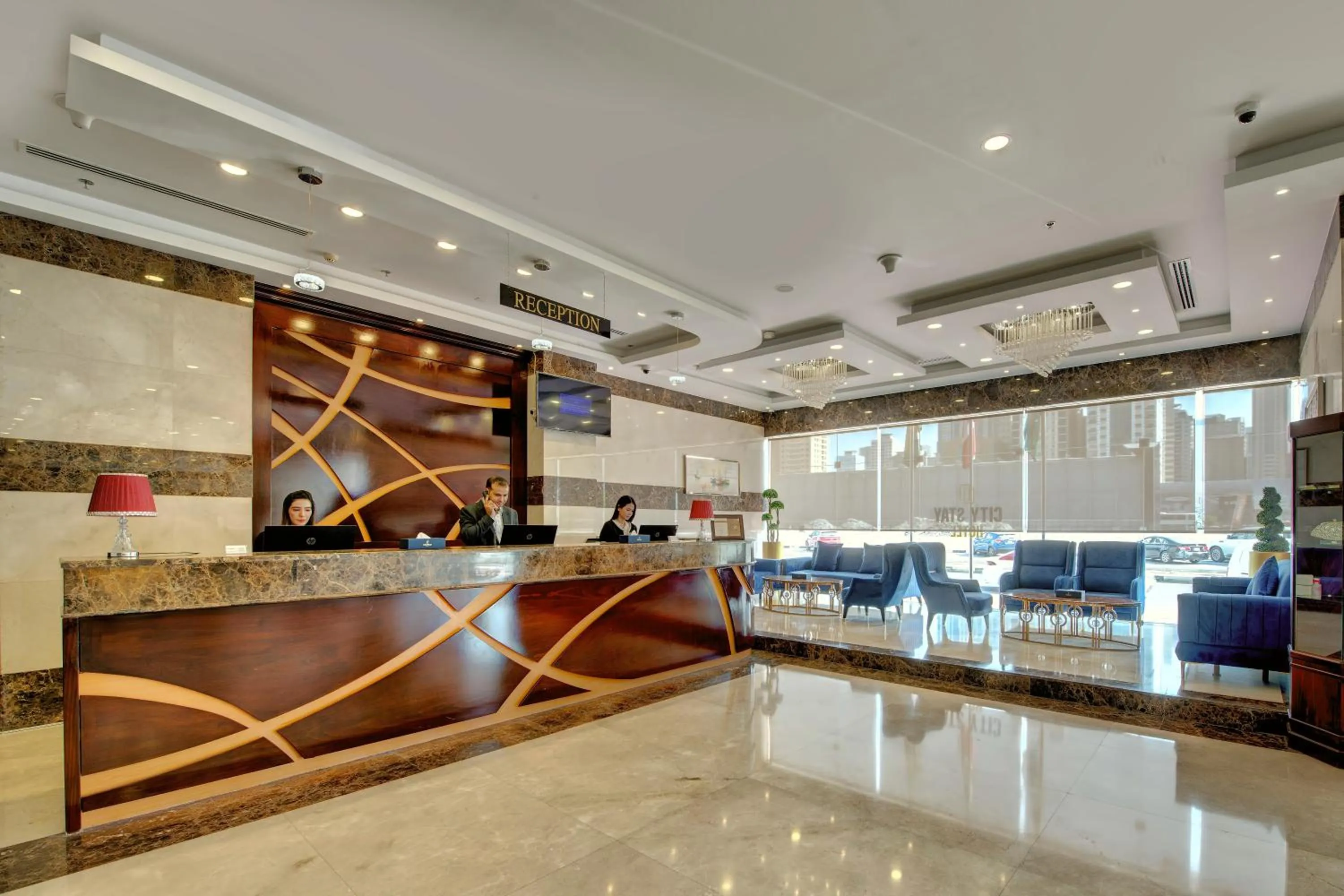 Lobby or reception in City Stay Hotel Expo Centre