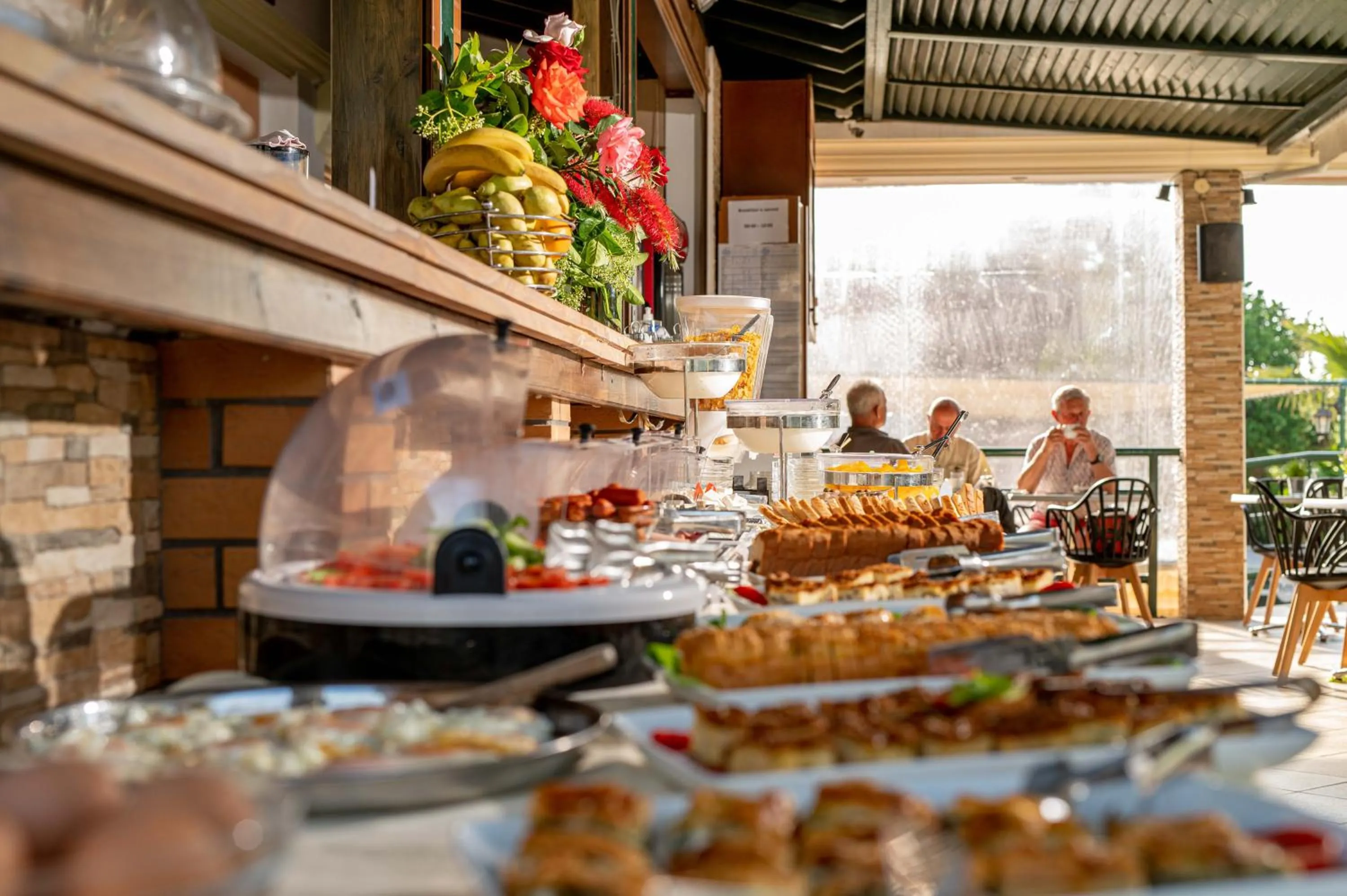 Breakfast in Kalloni village apartments
