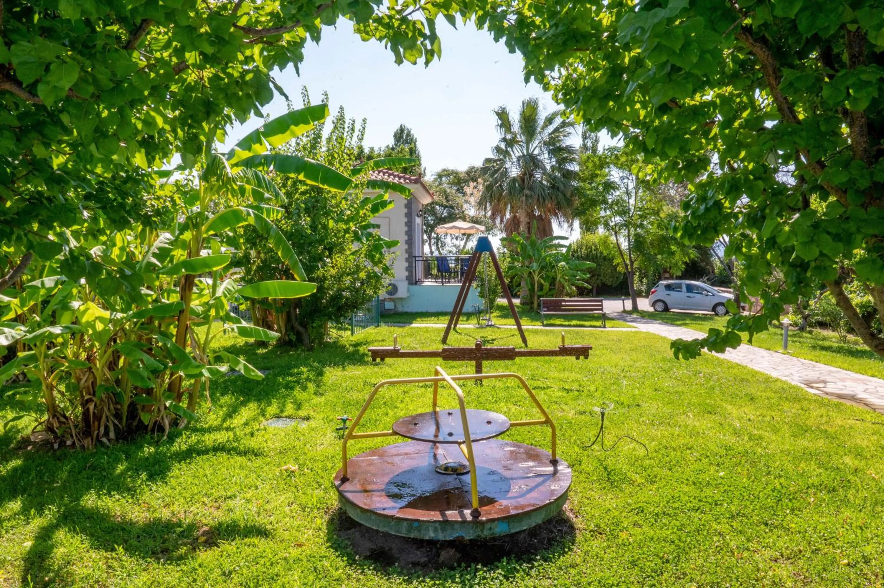 Children play ground in Kalloni village apartments