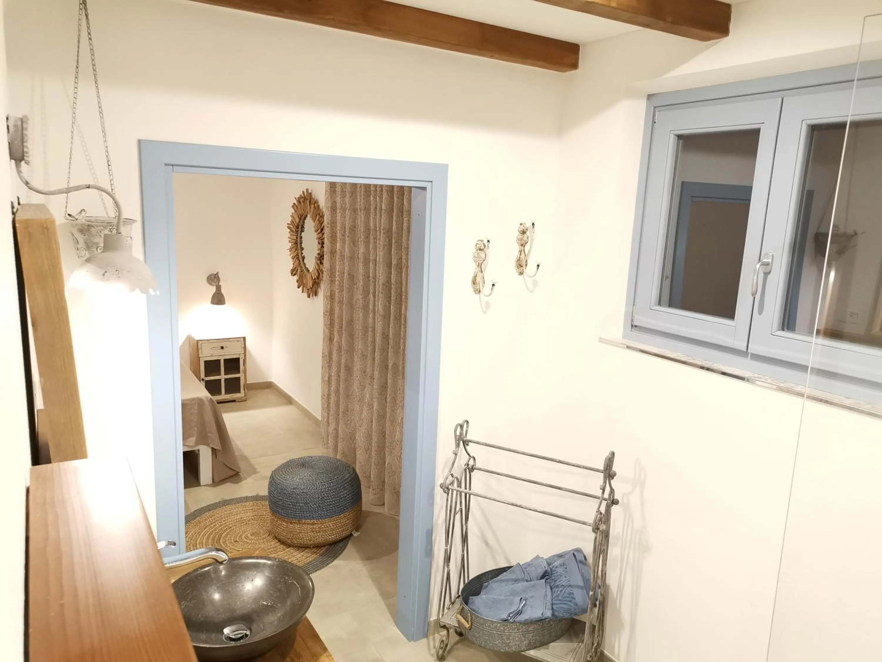 Bathroom, Bed in B&B Antico Telaio