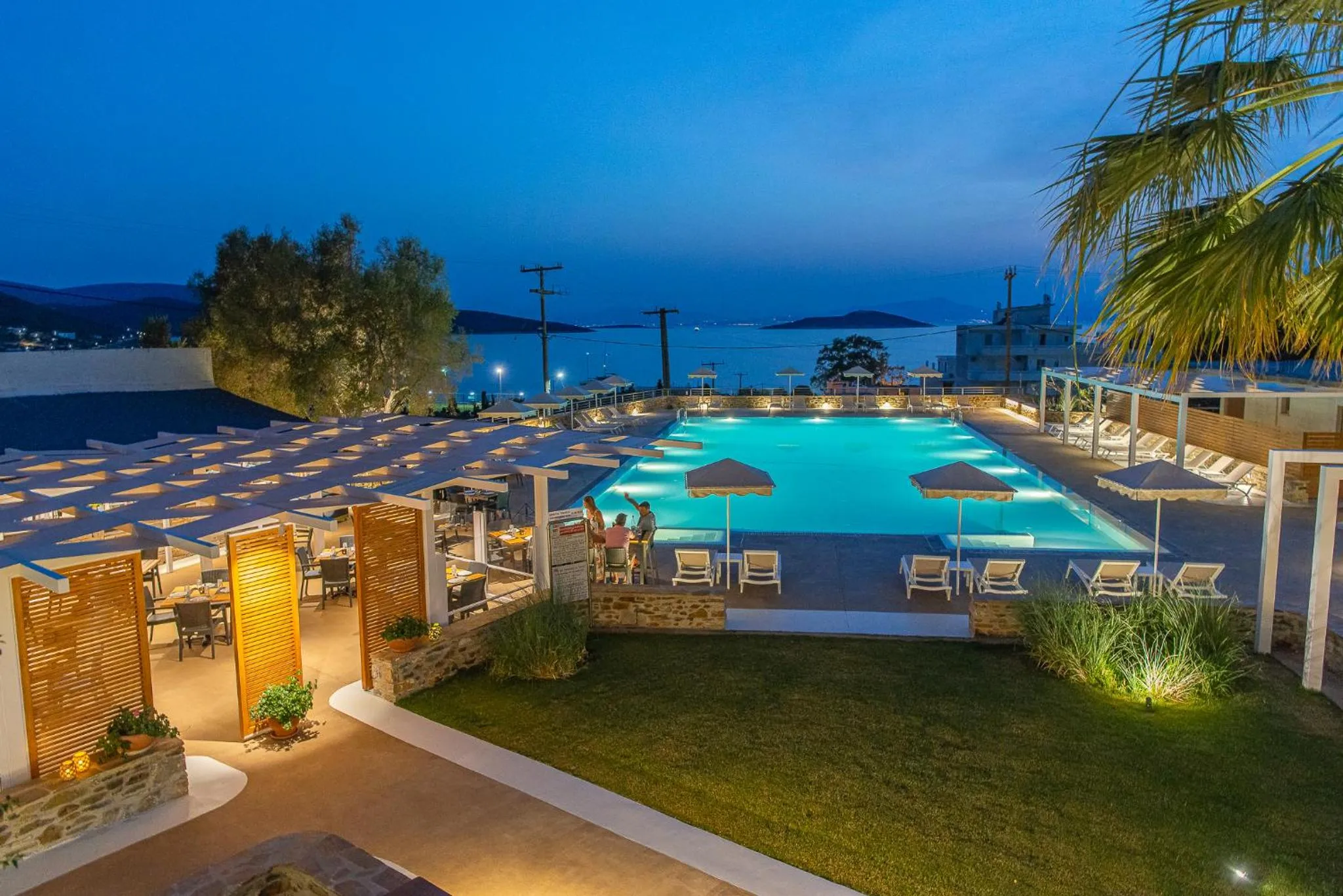 Swimming pool in Marmari Bay Hotel