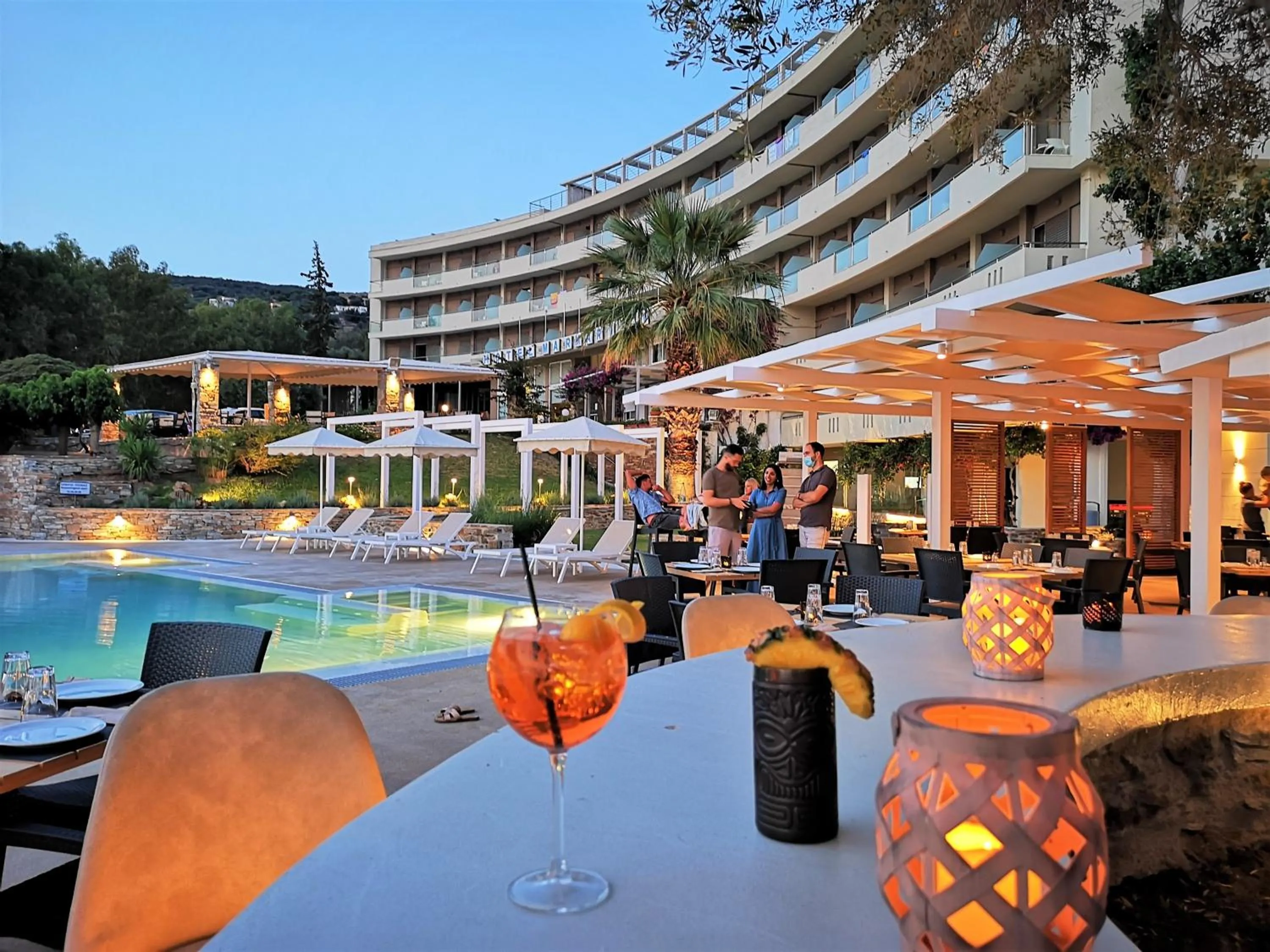 Lounge or bar in Marmari Bay Hotel