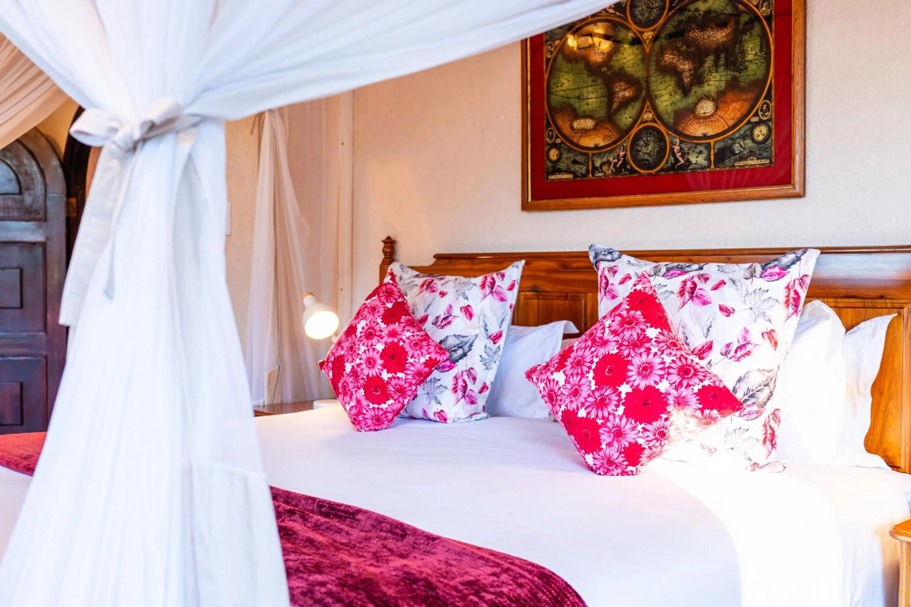 Bed in The Victorian Manor