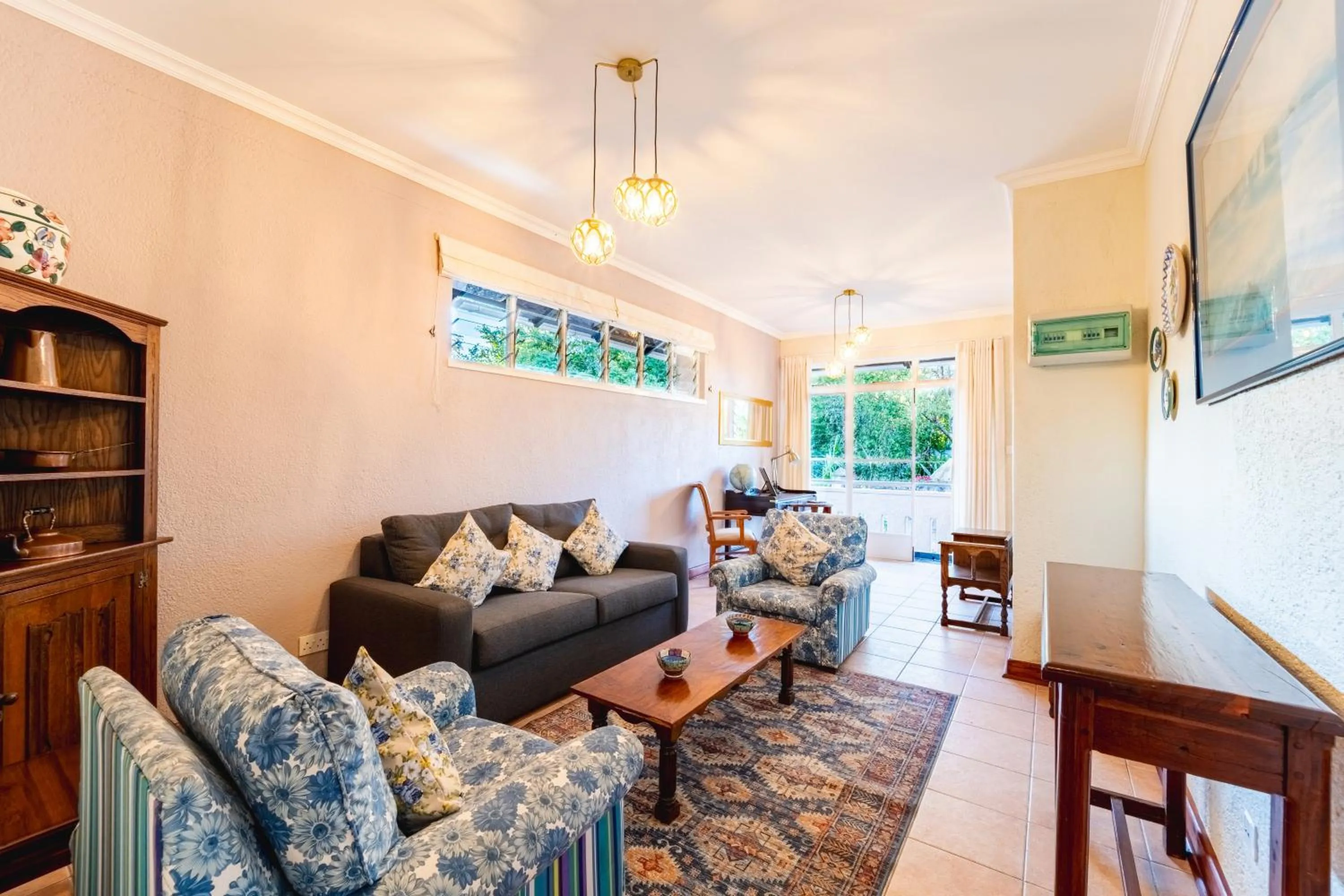 Seating area in The Victorian Manor