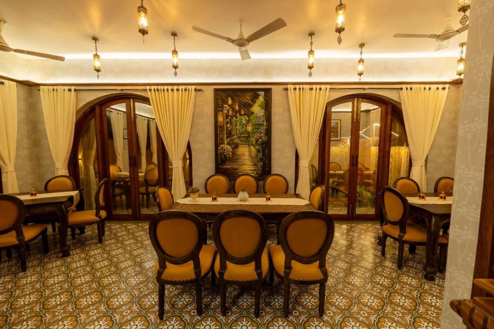 Seating area in Ishaan Holiday Home