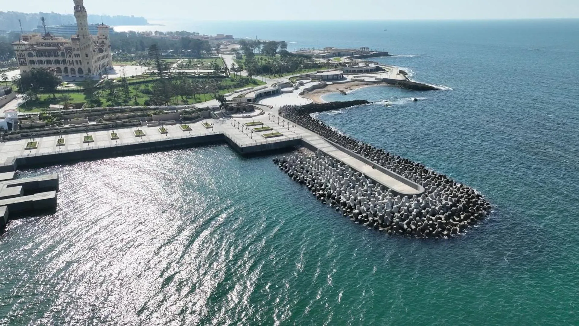 Beach in Rixos Montaza Alexandria