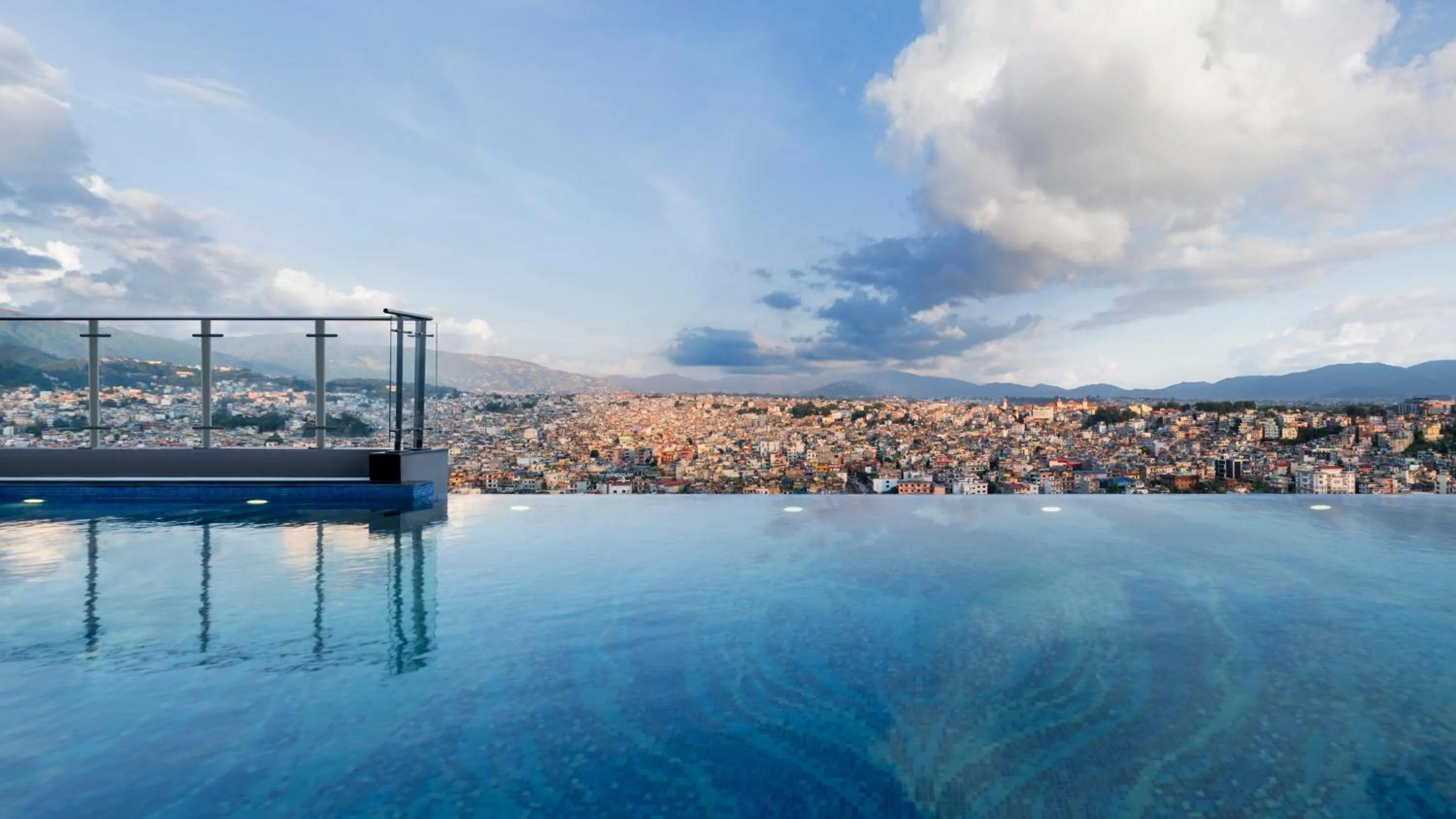 Swimming pool in Mercure Kathmandu Sukedhara Heights