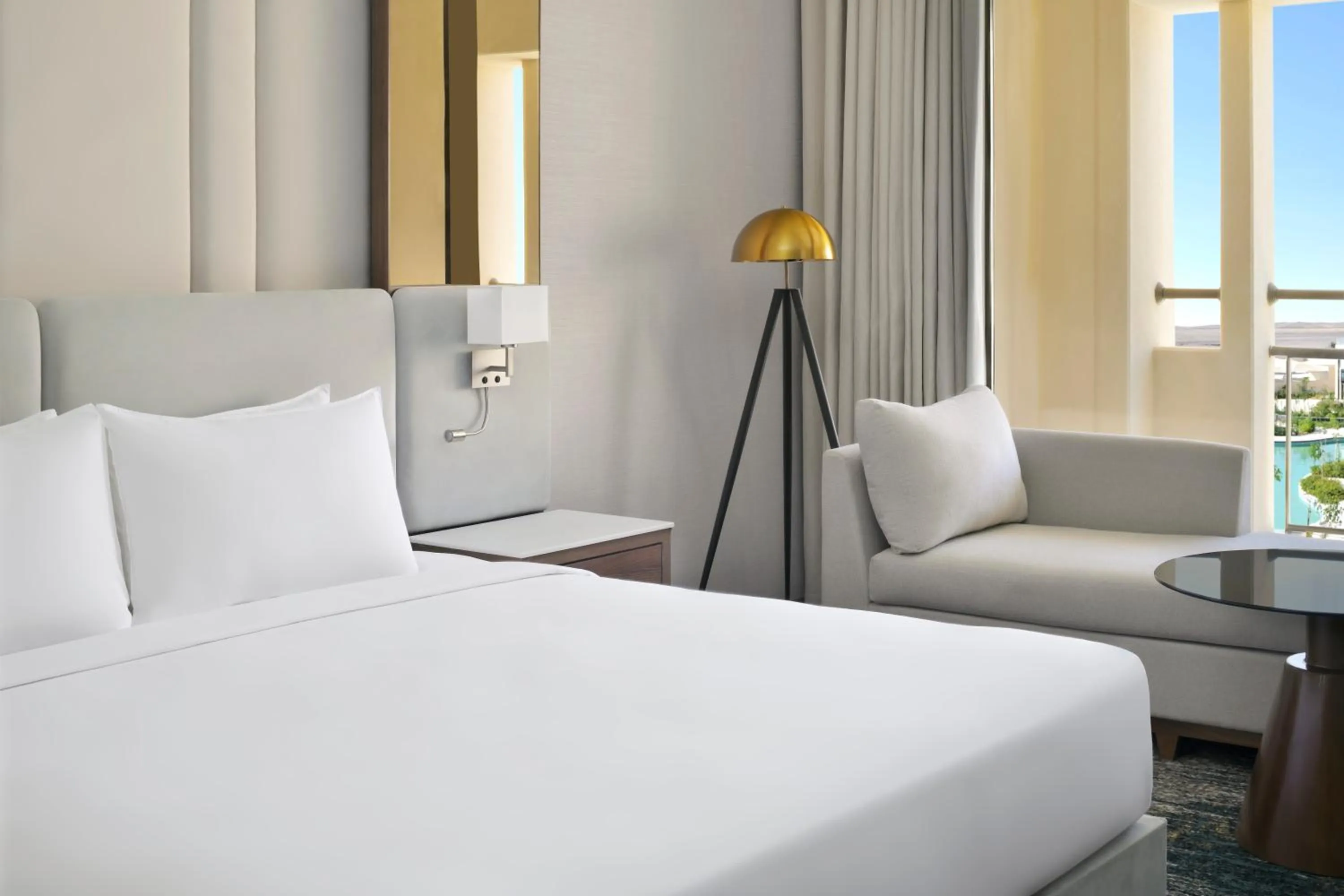 Bedroom, Bed in Mövenpick Hotel Waad Al Shamal