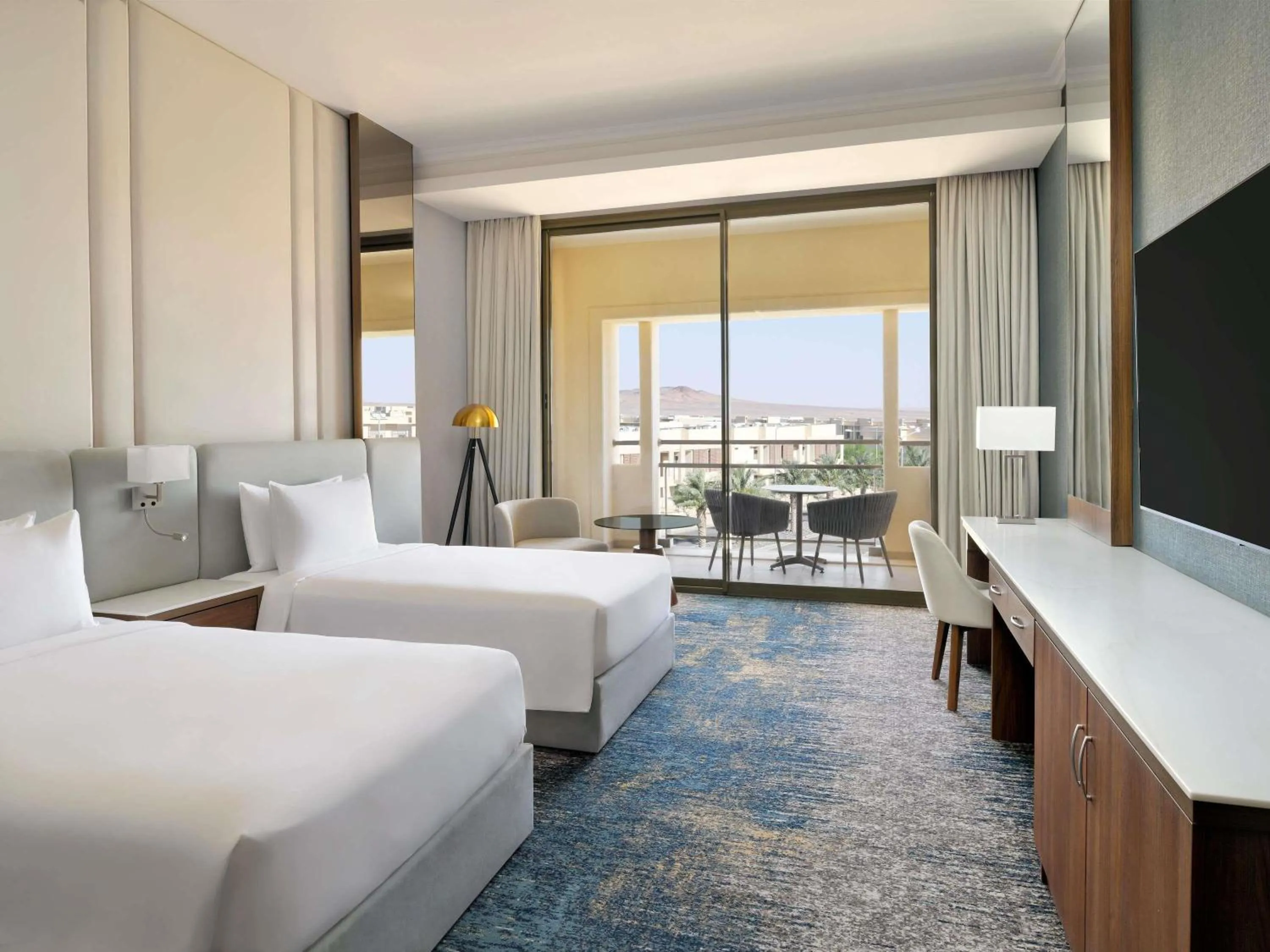 Bedroom, Bed in Mövenpick Hotel Waad Al Shamal