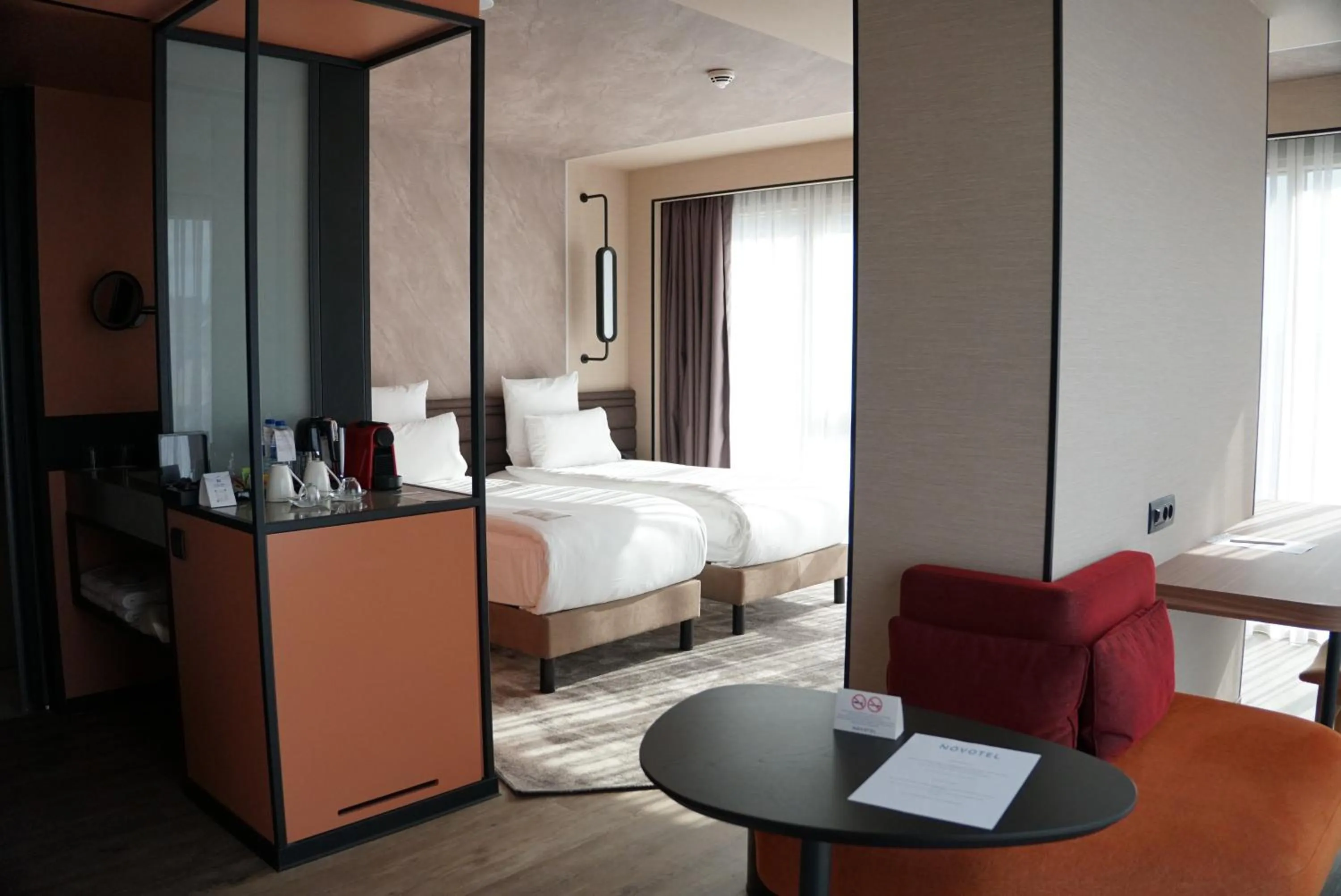 Bed in Novotel Istanbul Bomonti