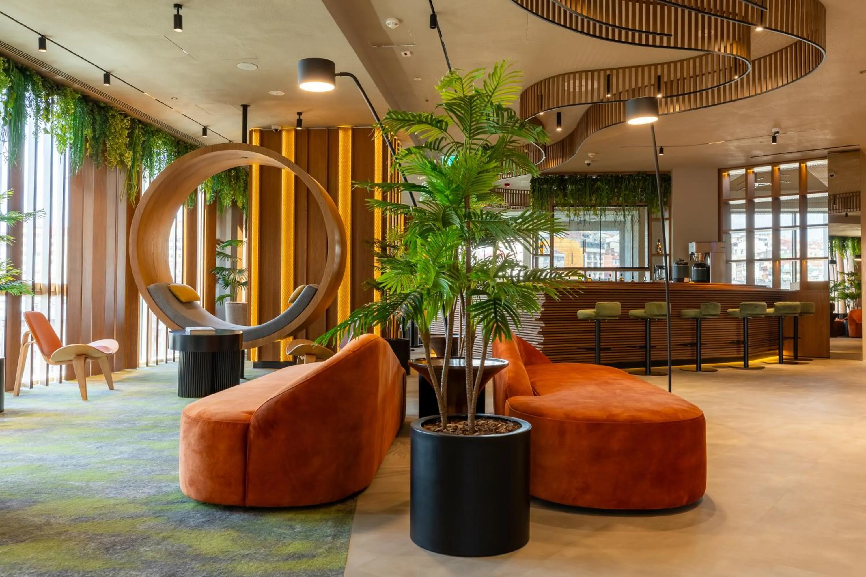 Lobby or reception in Novotel Istanbul Bomonti