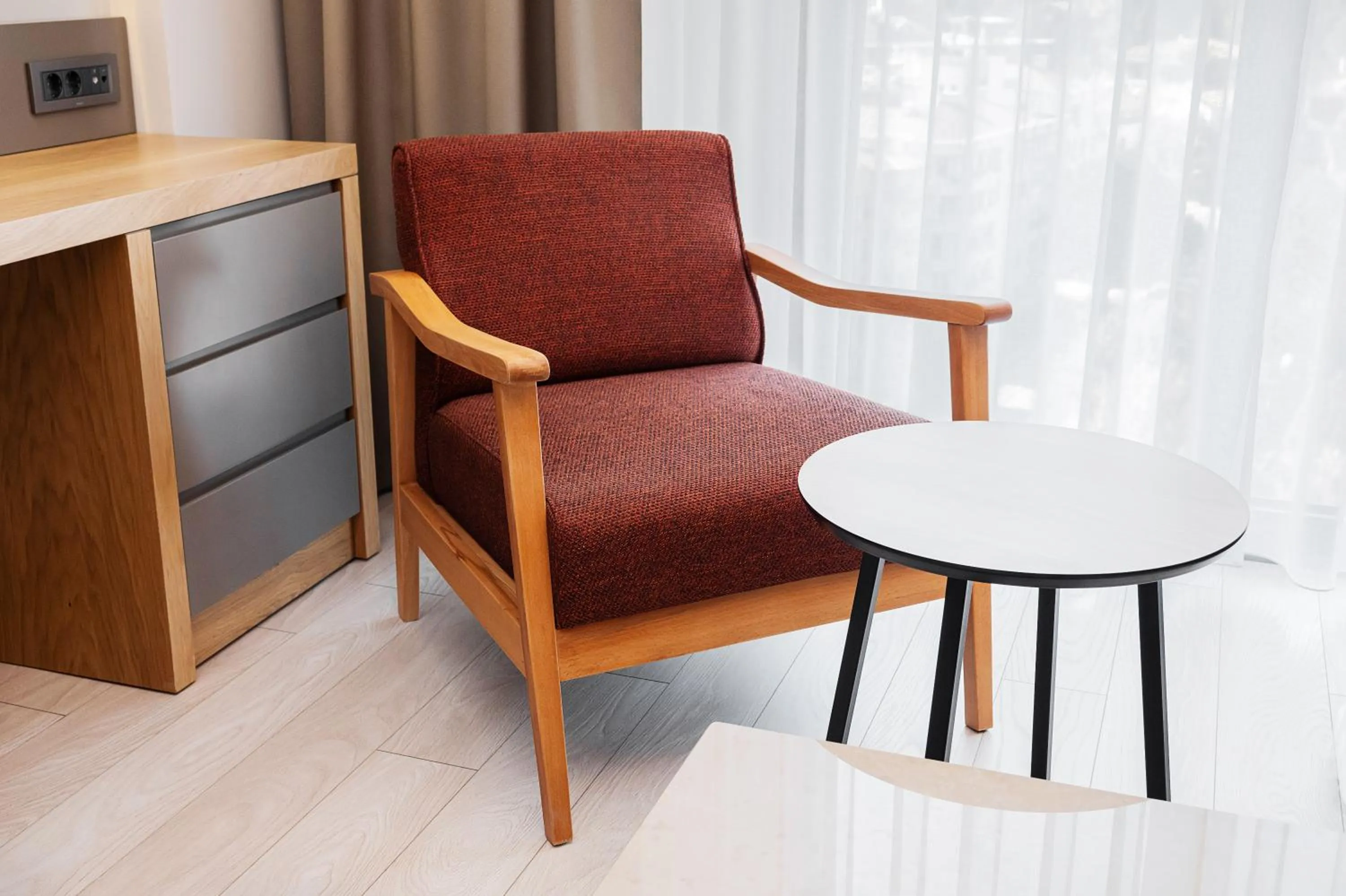 Seating area in The Emporia Hotel