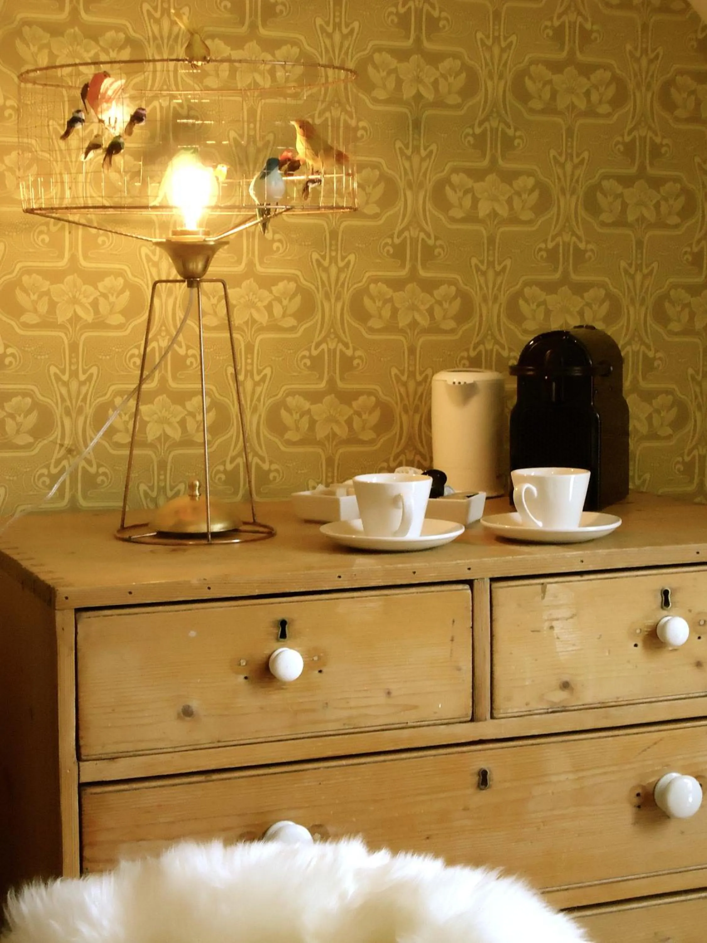 Decorative detail in Maison Flagey Brussels