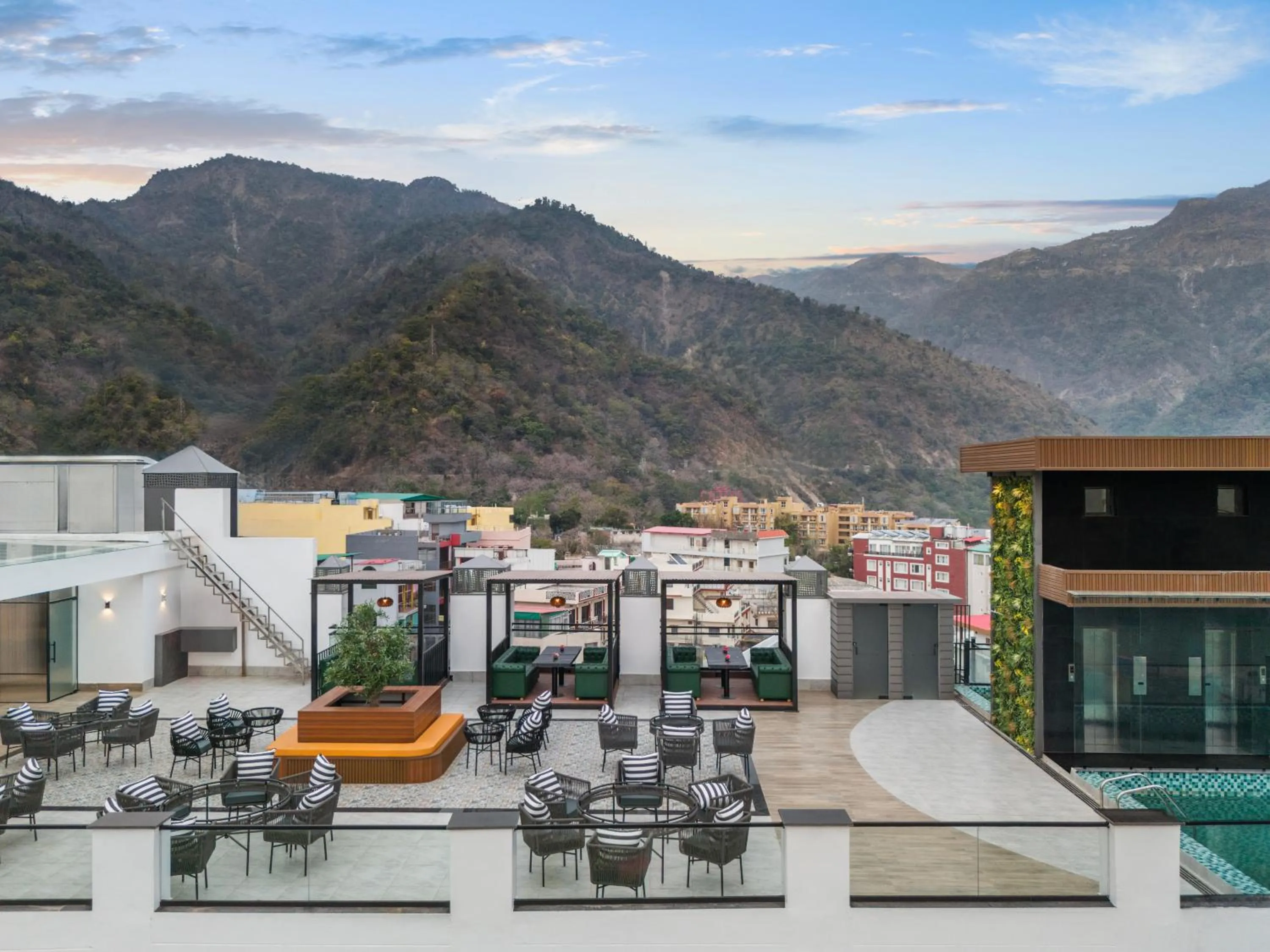 View (from property/room) in ZANA by the Ganges, Tapovan, Rishikesh