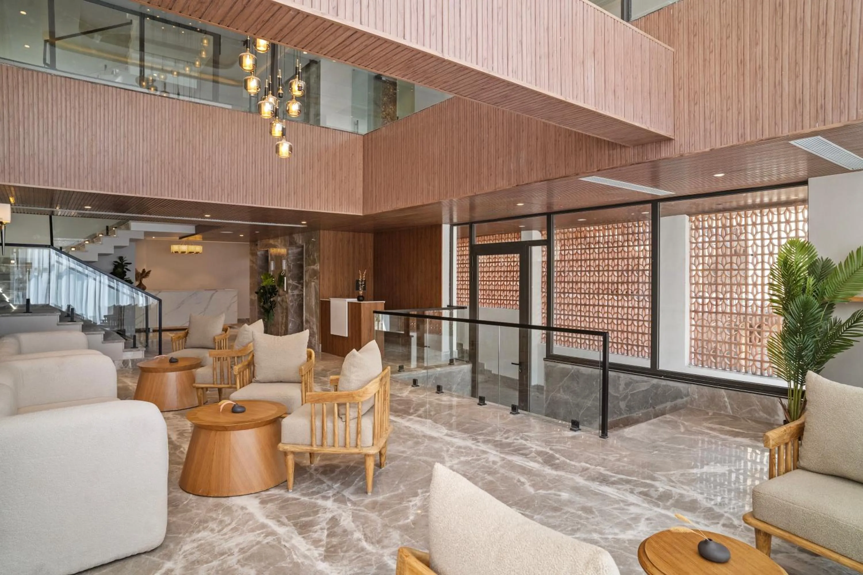 Lobby or reception in ZANA by the Ganges, Tapovan, Rishikesh