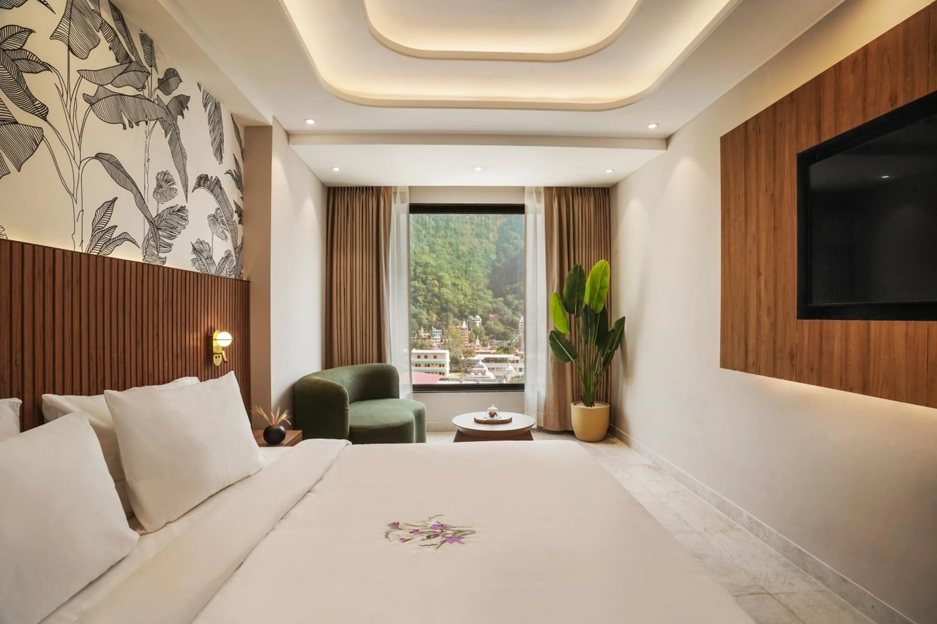 TV and multimedia in ZANA by the Ganges, Tapovan, Rishikesh