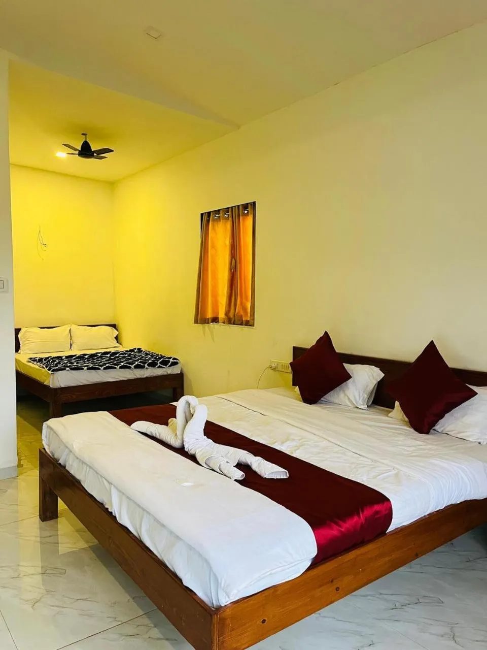 Bedroom in Green Heaven River Side Resort and Villa