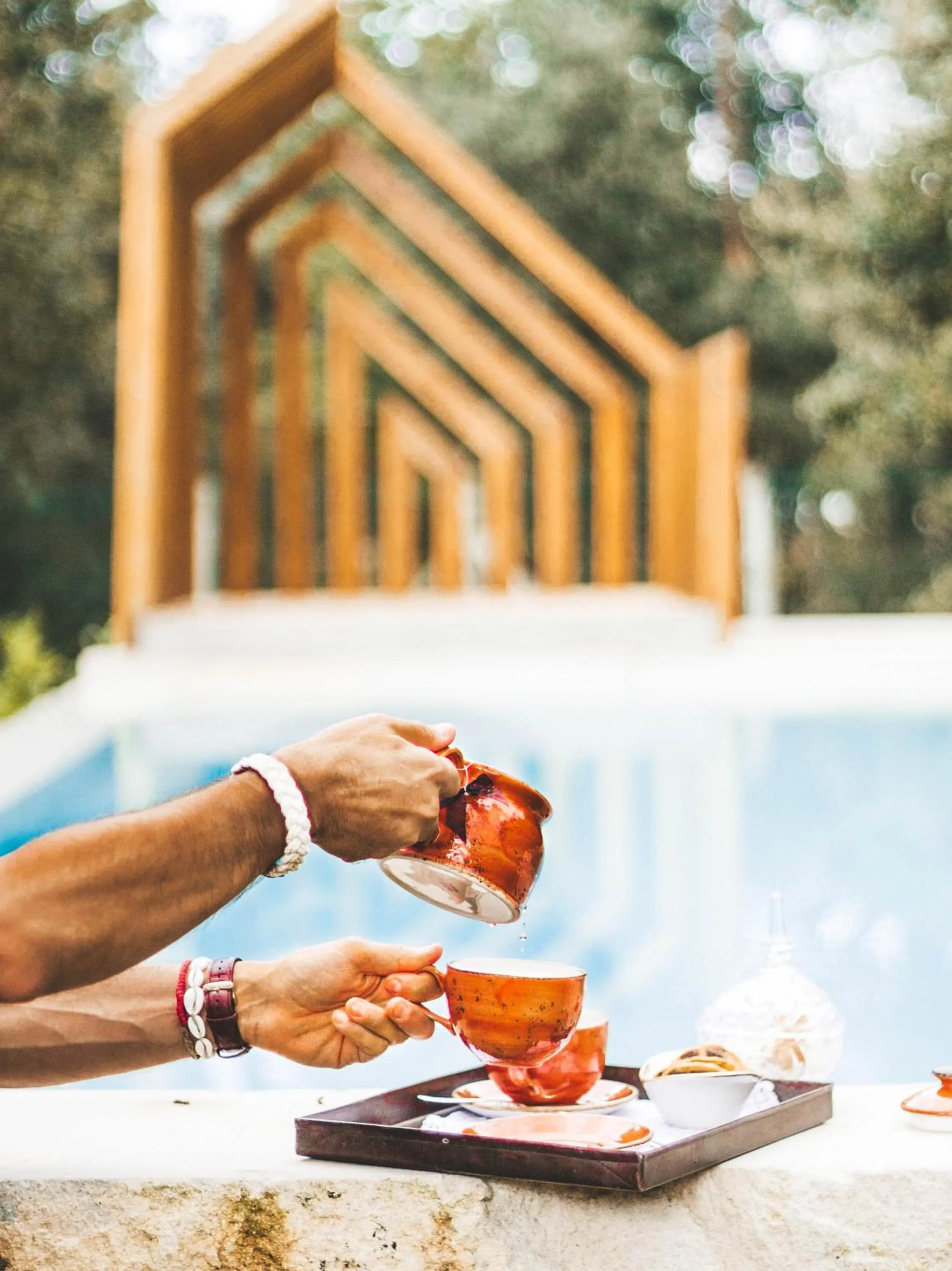 Swimming pool in Luz Charming Houses