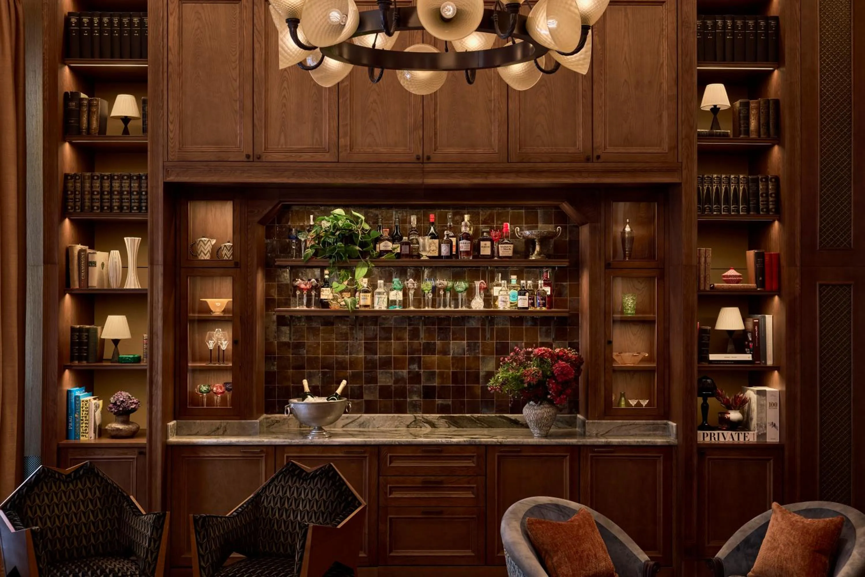 Library in Sir Prague, part of Sircle Collection