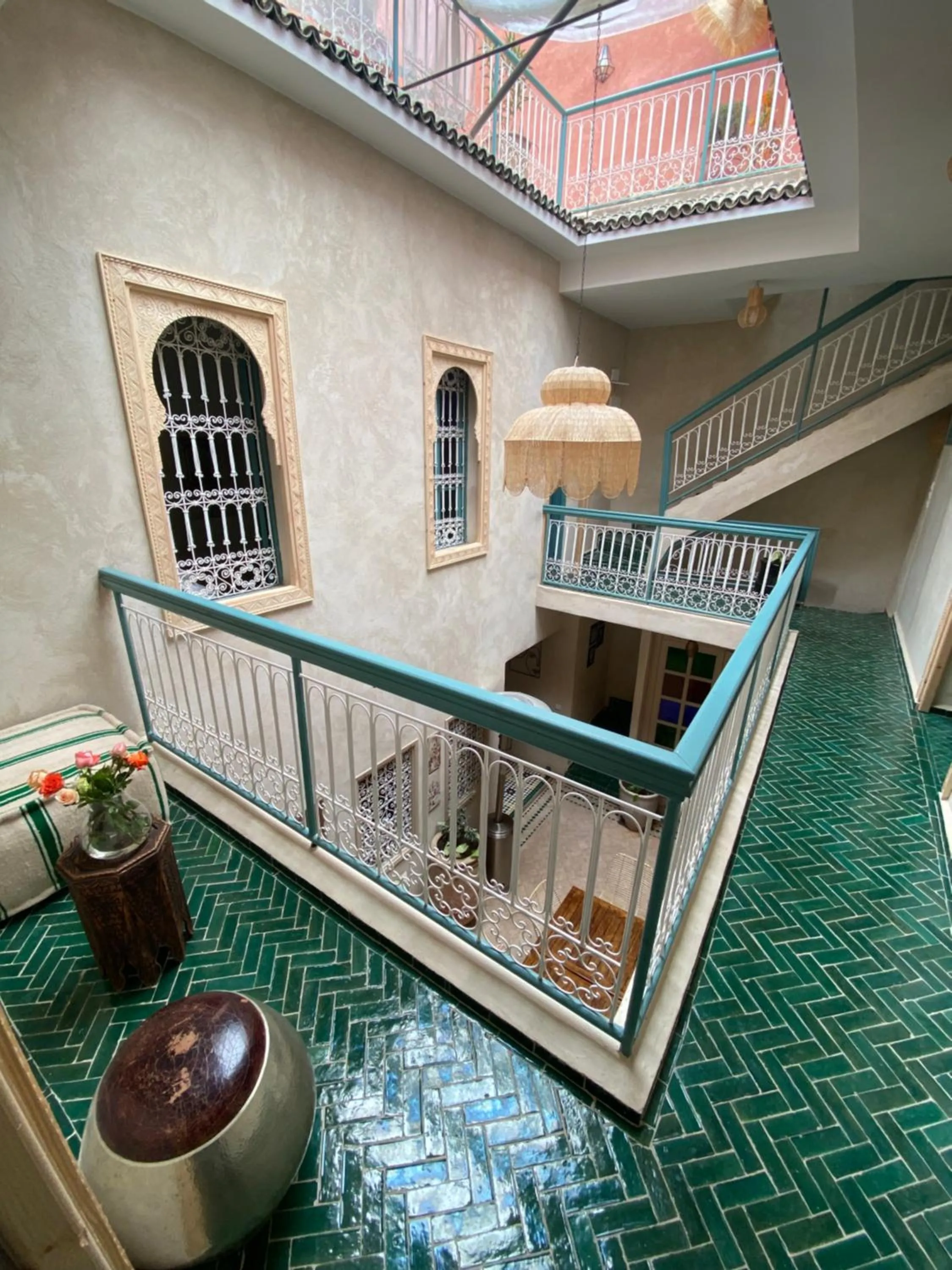 Patio in Riad Dar Khalti Privatisation