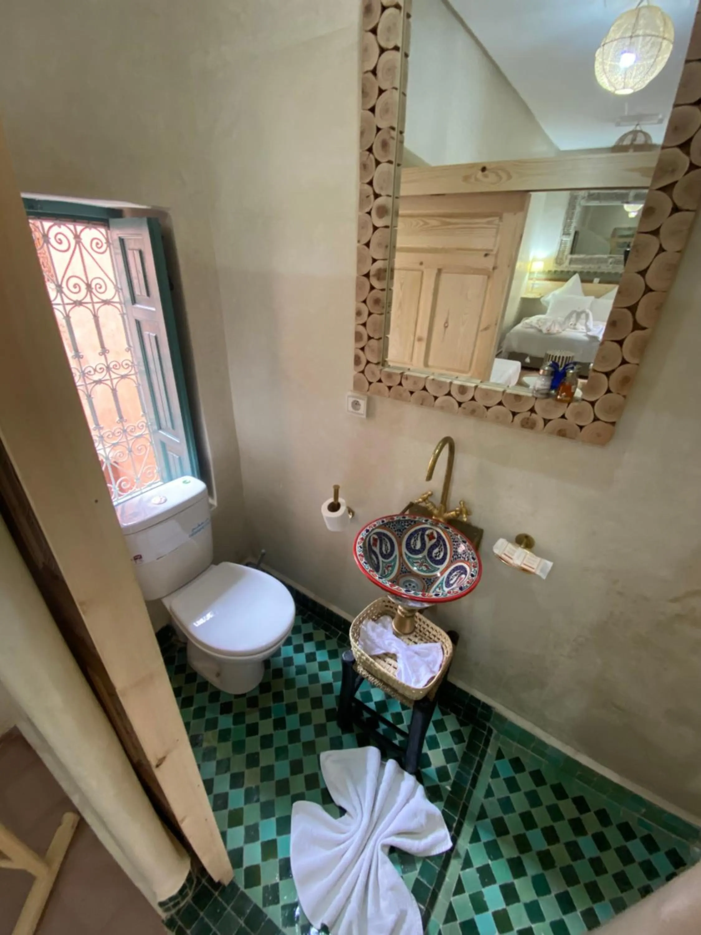 Shower in Riad Dar Khalti Privatisation
