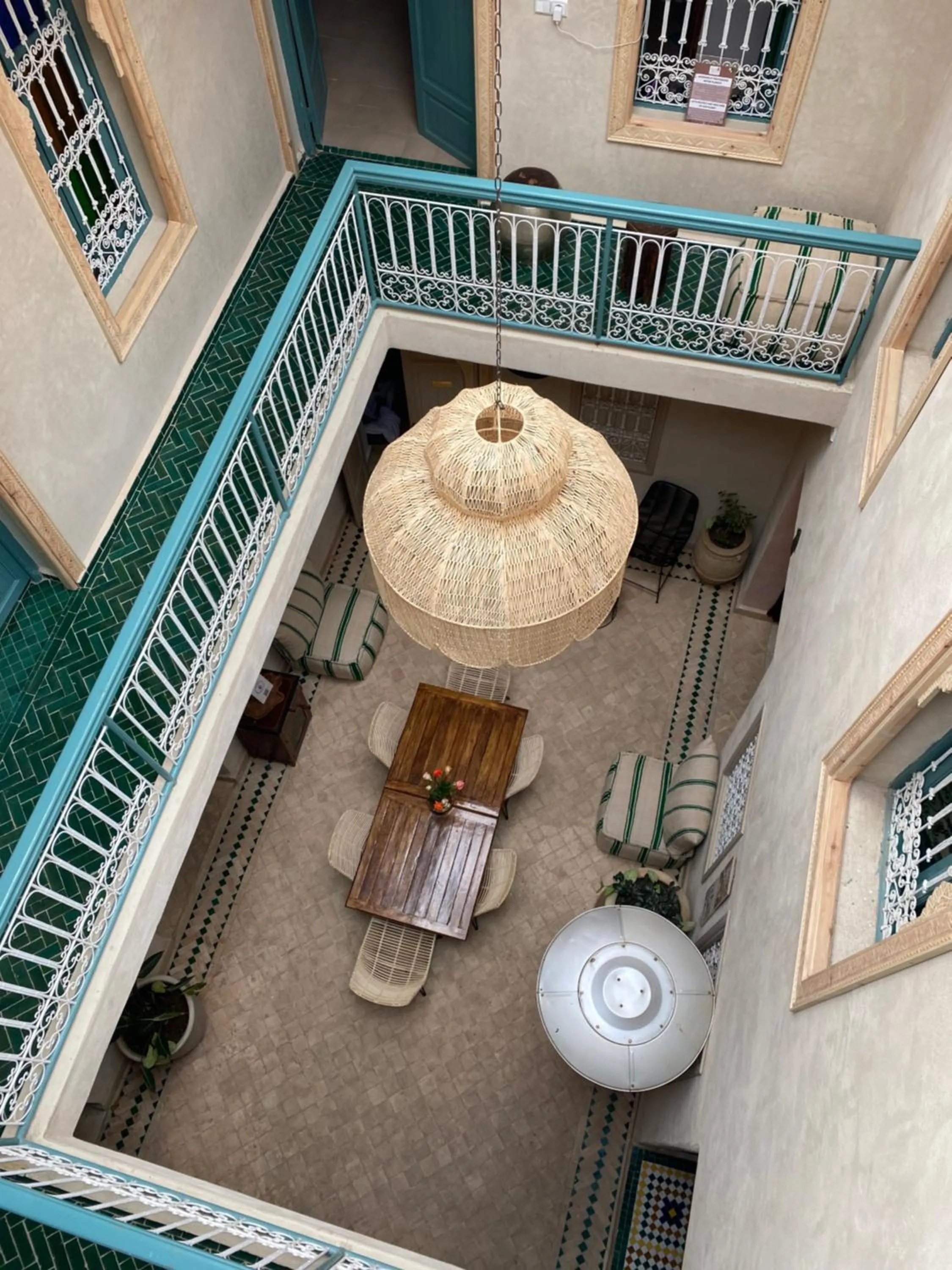 Patio in Riad Dar Khalti Privatisation