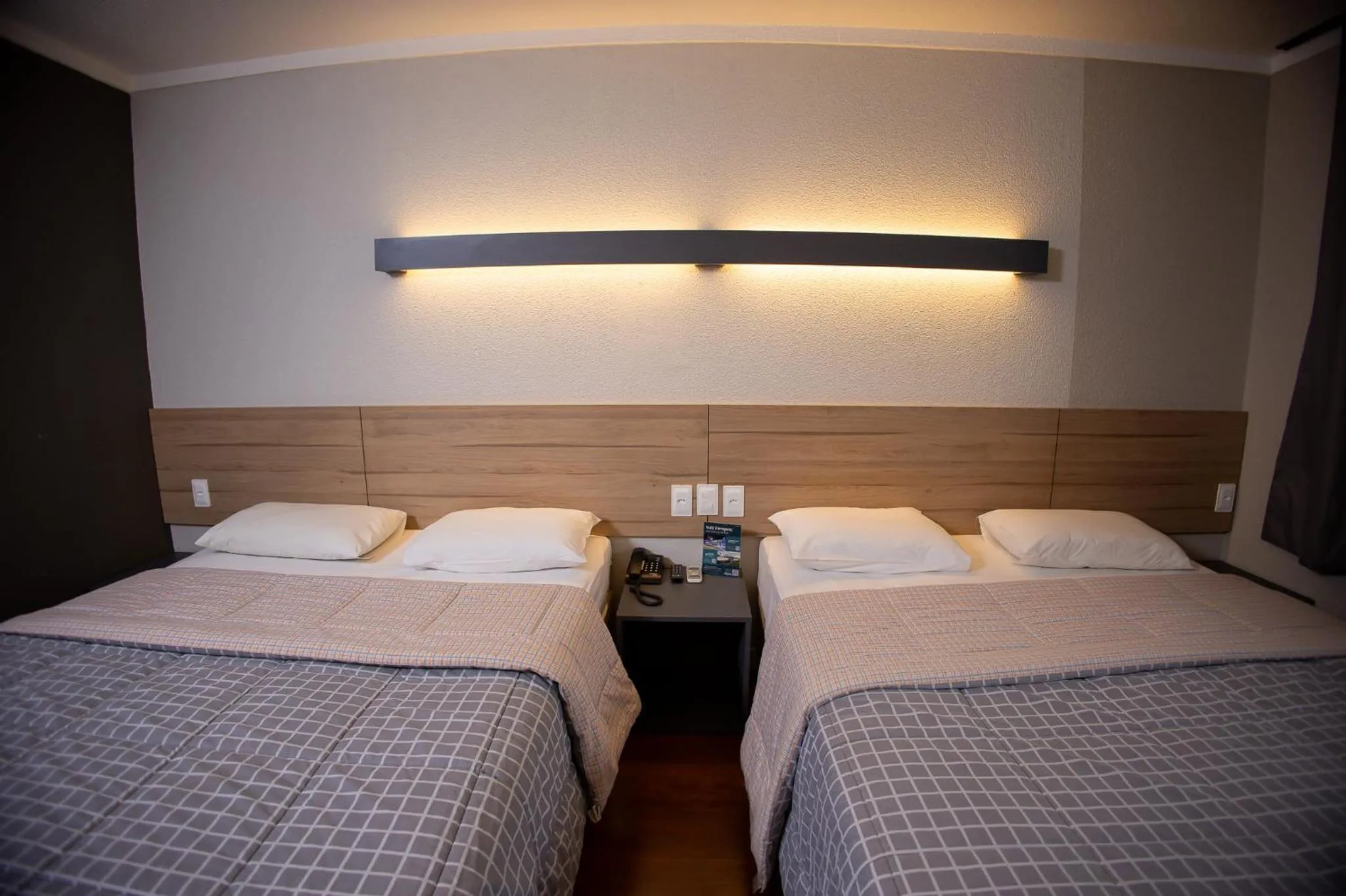 Bed in Hotel 10 Blumenau