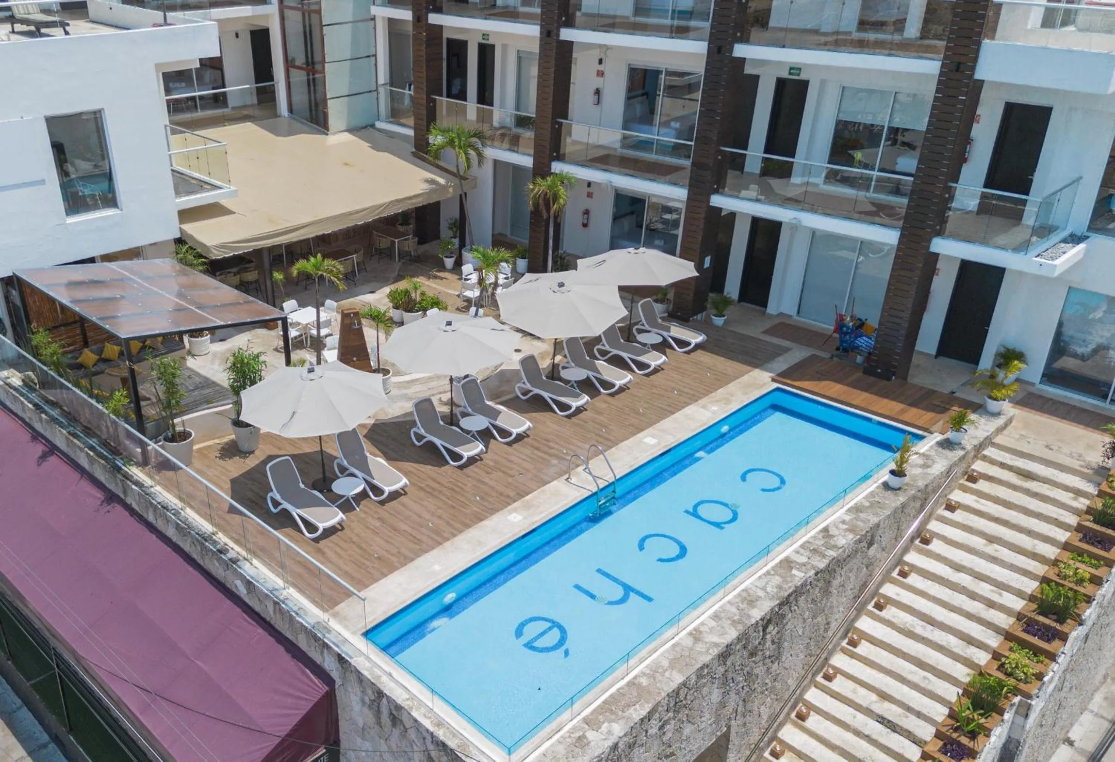 Balcony/Terrace in Cache Hotel Boutique - Adults Only