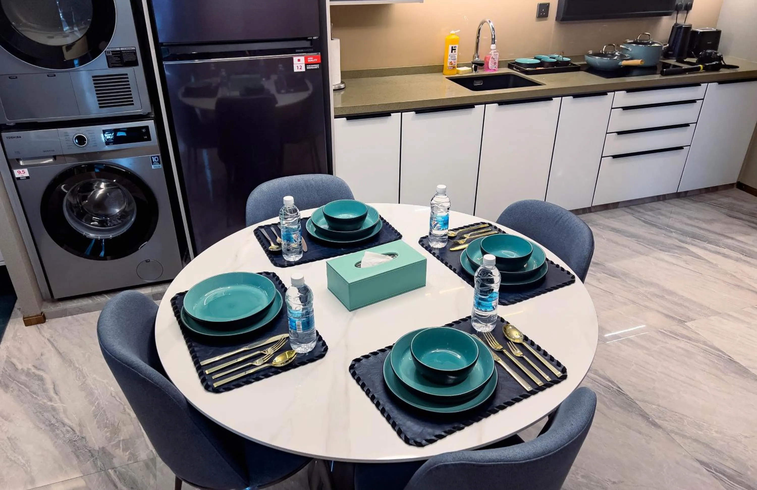 Kitchen or kitchenette in Imperial KLCC Residence - KL HOME