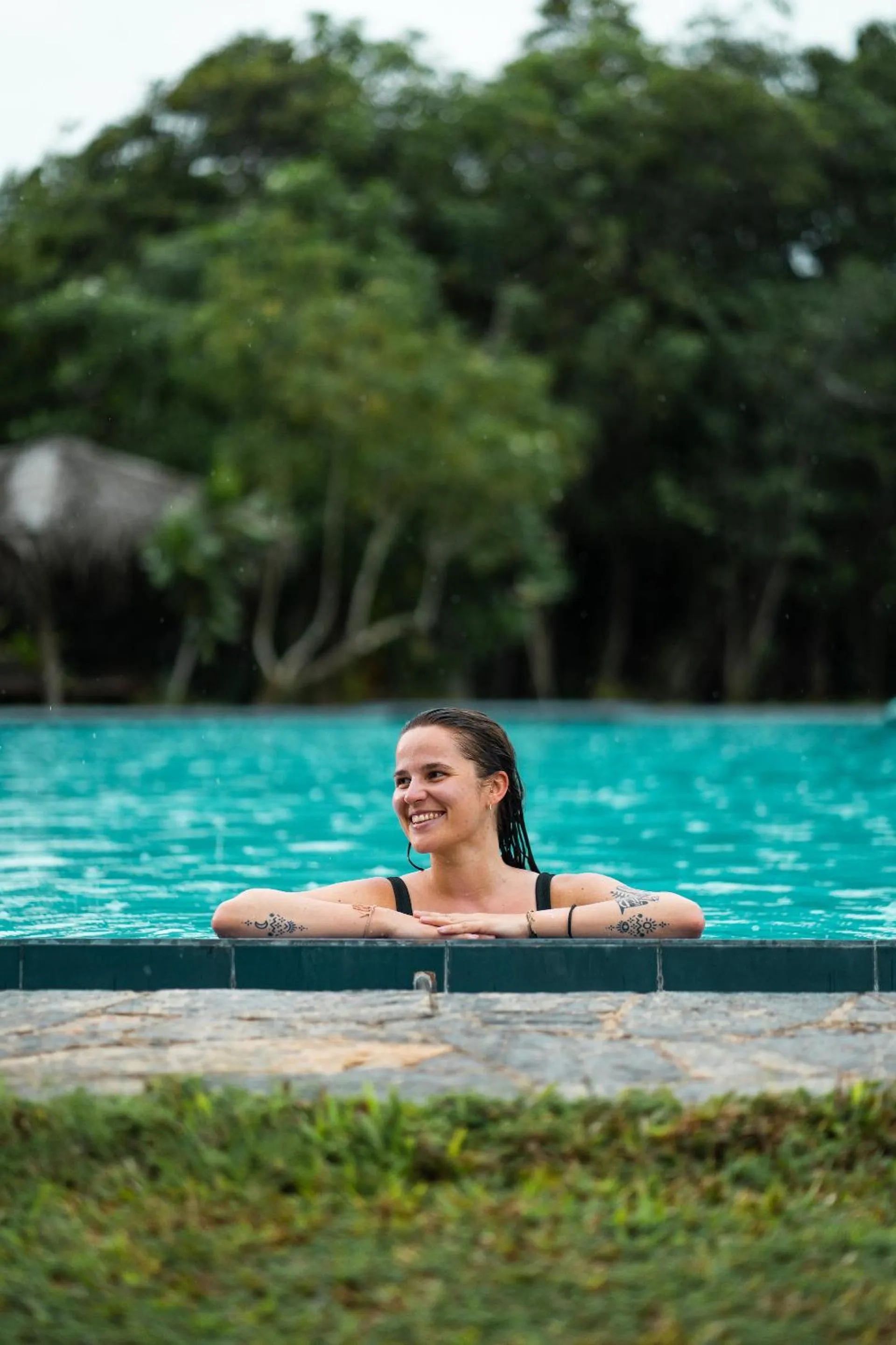 Swimming pool in Happy Man Village