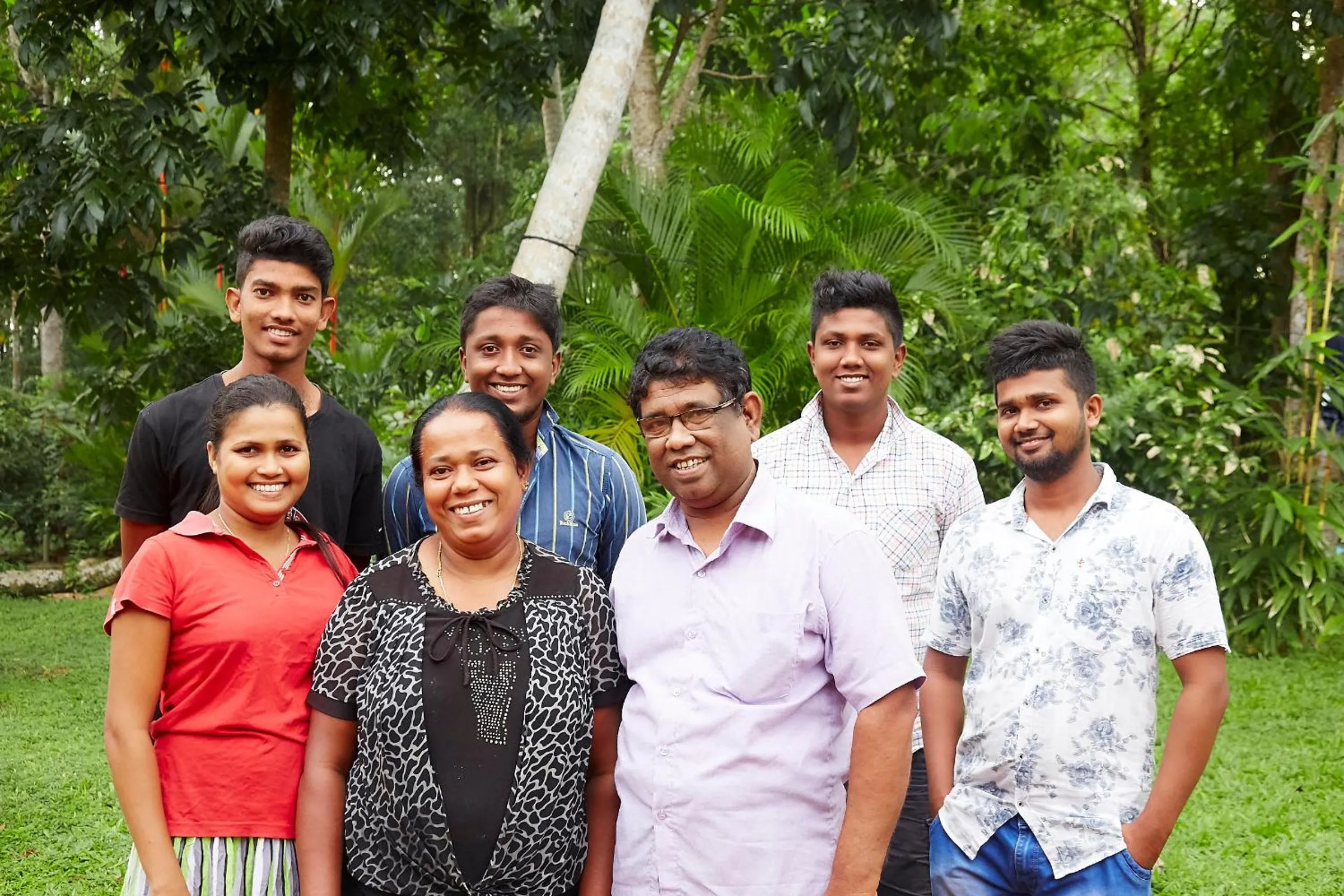 Family in Happy Man Village