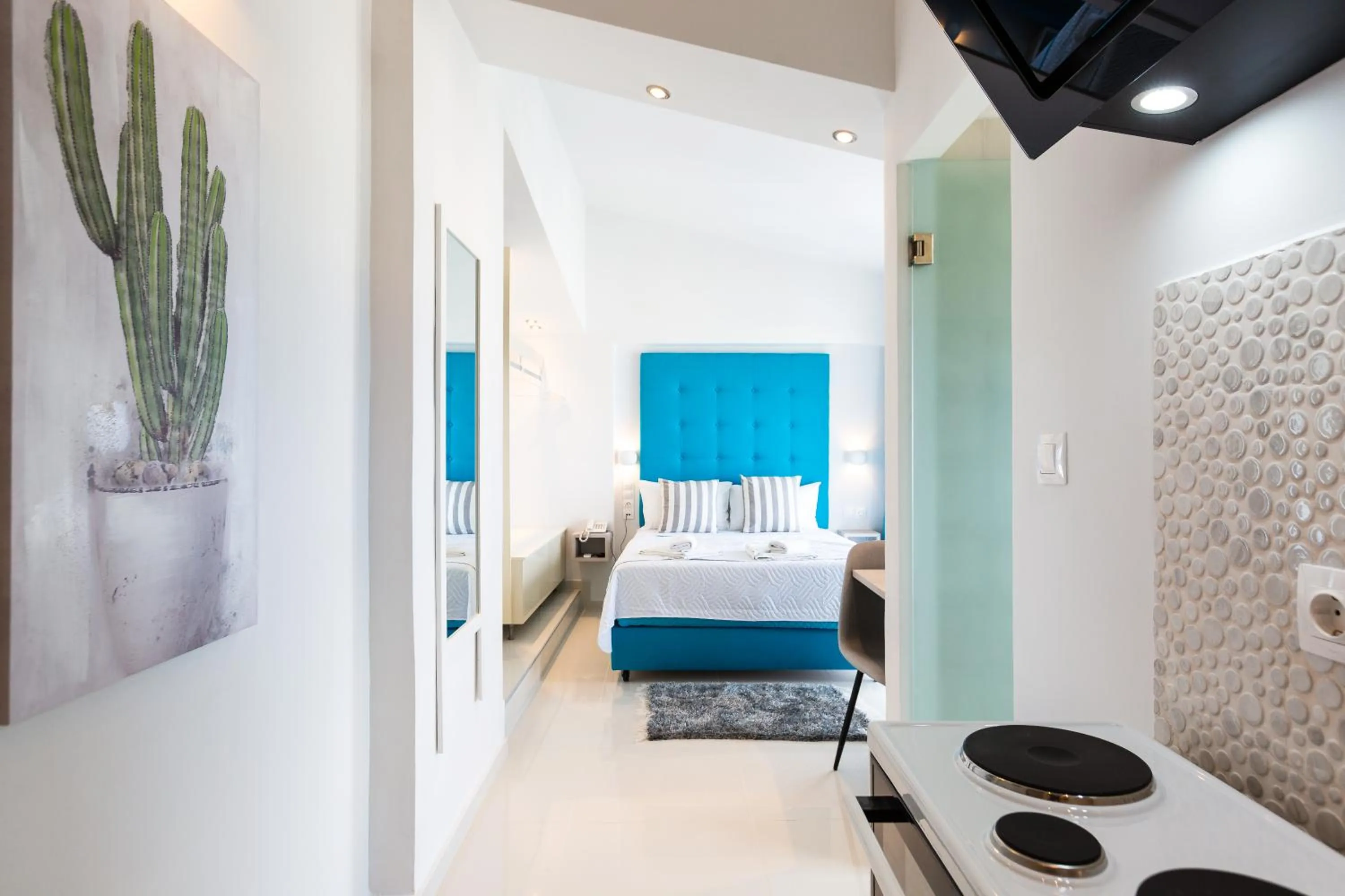 Bedroom, Bed in Rethymno Hills Apartments