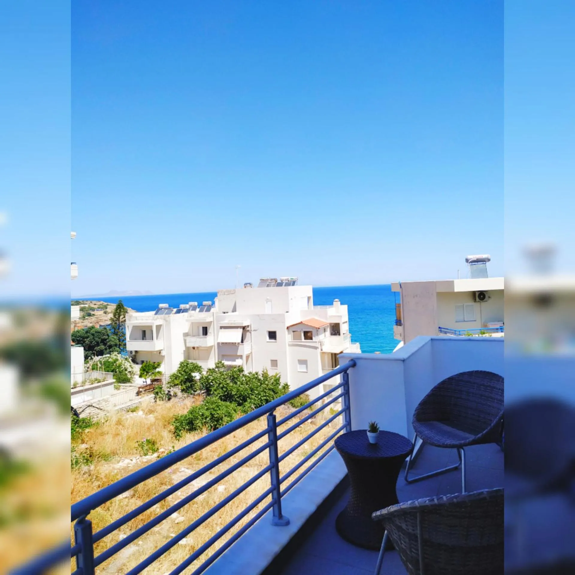 Sea view in Rethymno Hills Apartments