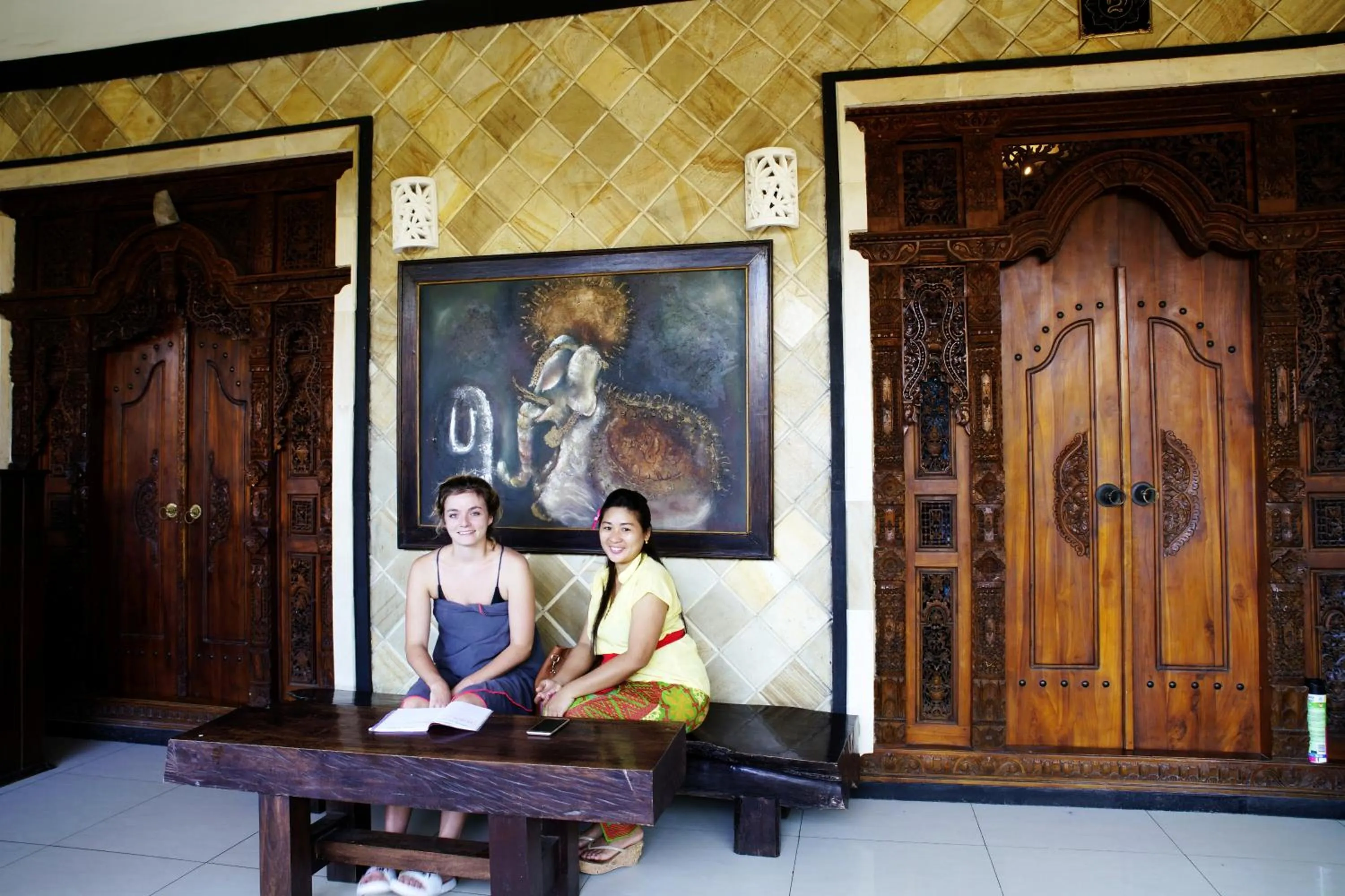 Lobby or reception in Hotel Shri Ganesh