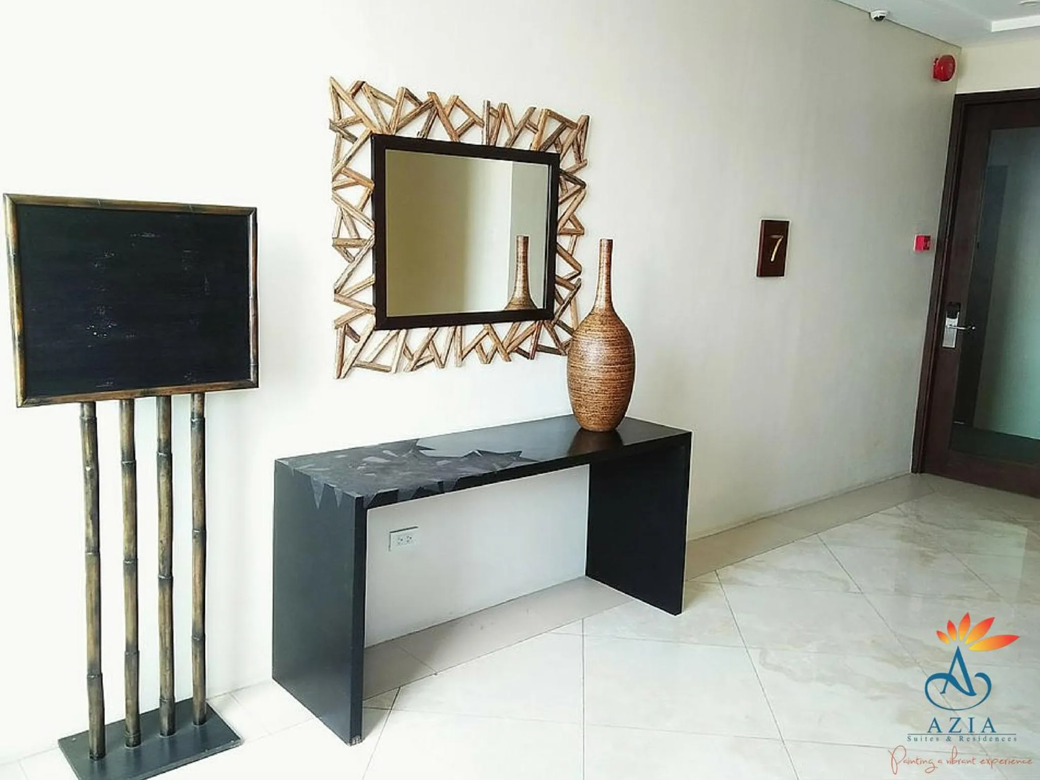 Decorative detail in Azia Suites and Residences