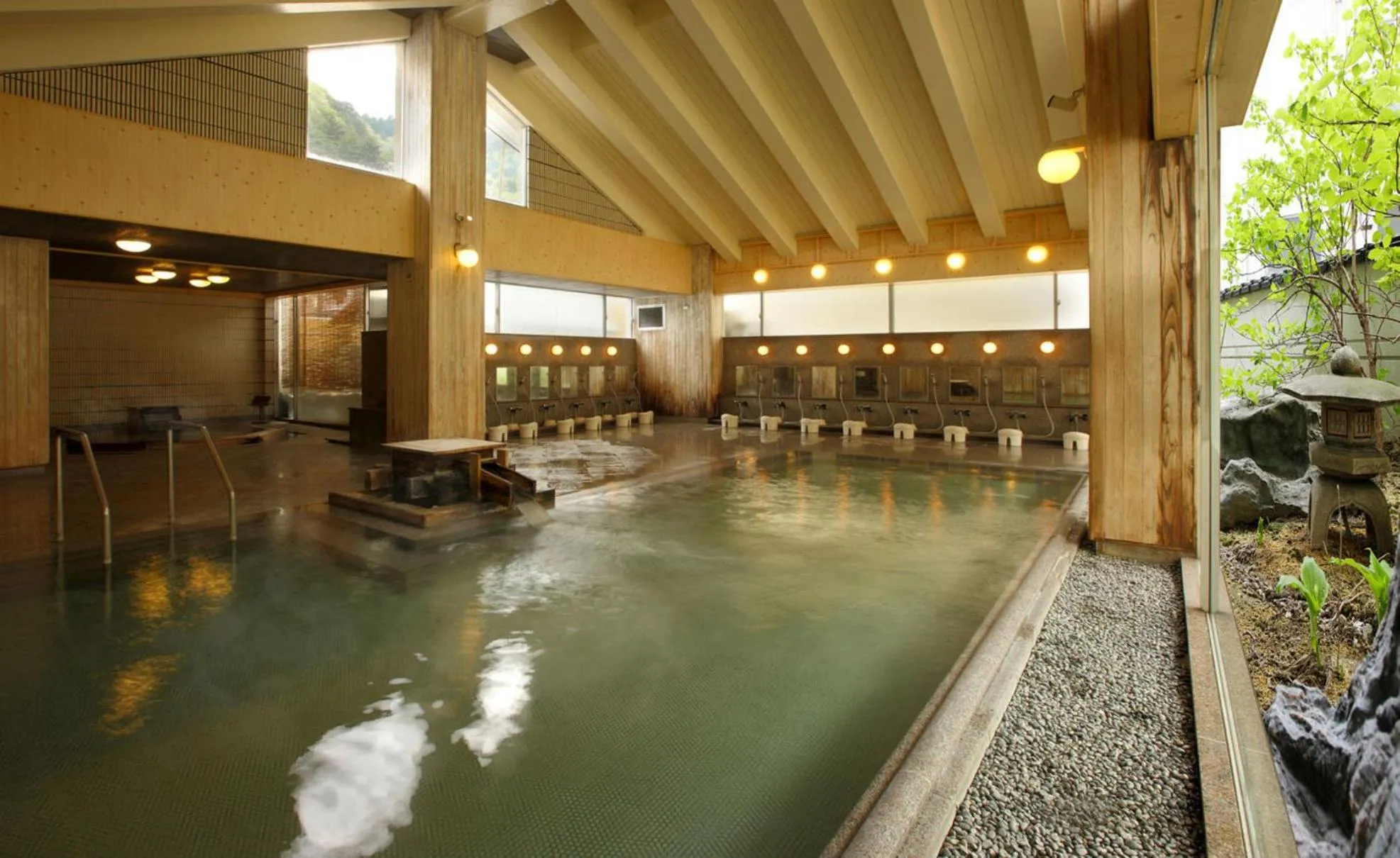 Hot Spring Bath in Naruko Kanko Hotel