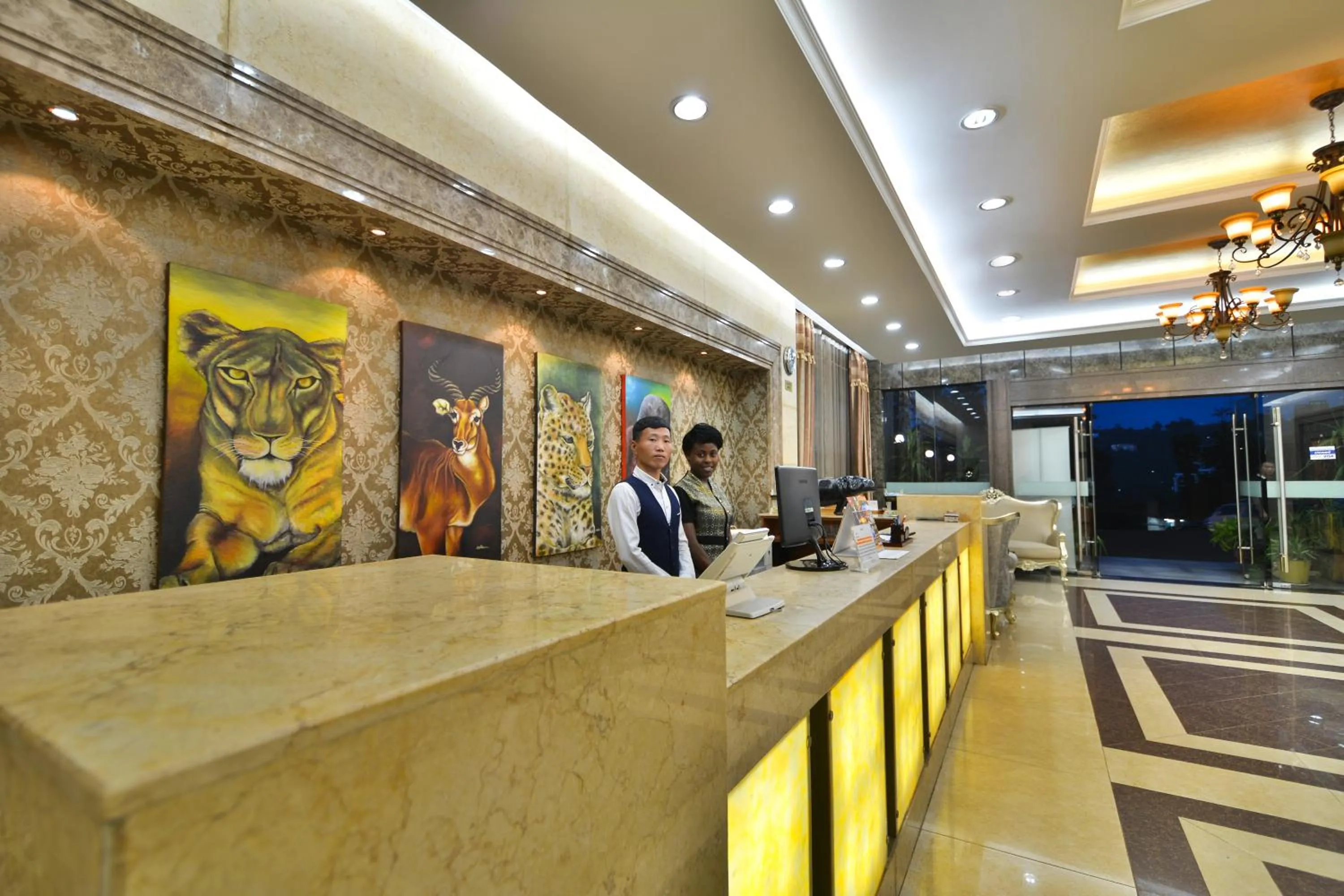 Lobby or reception in Arirang Hotel