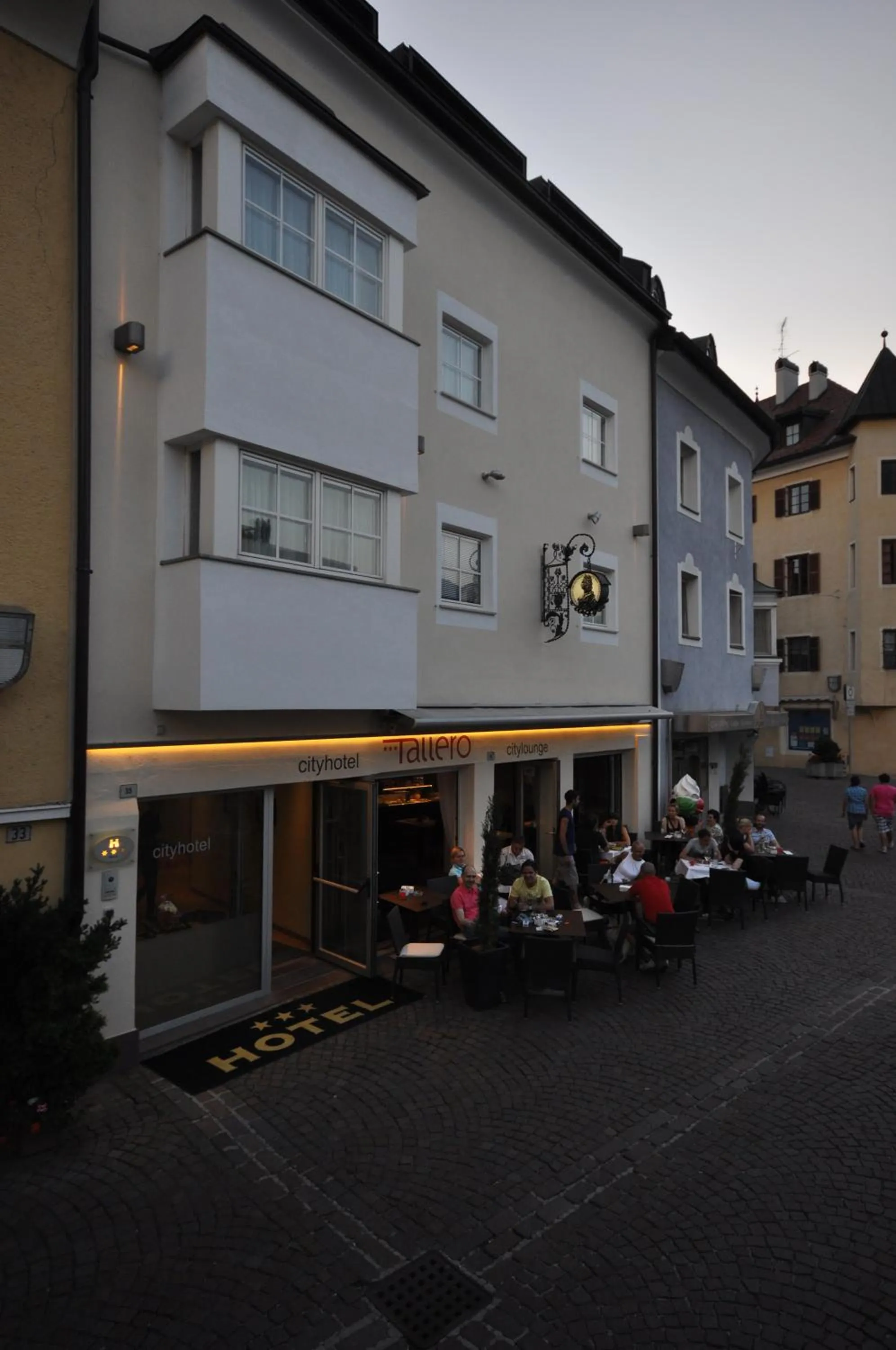 Patio in Cityhotel Tallero
