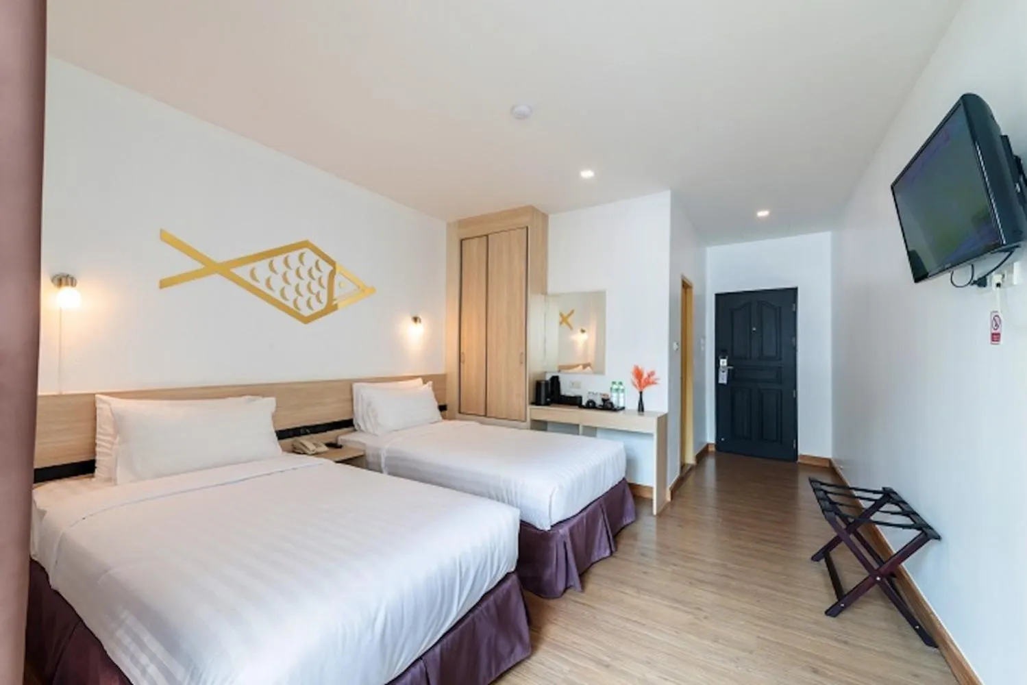 Bedroom, Bed in Arawana Regency North Pattaya