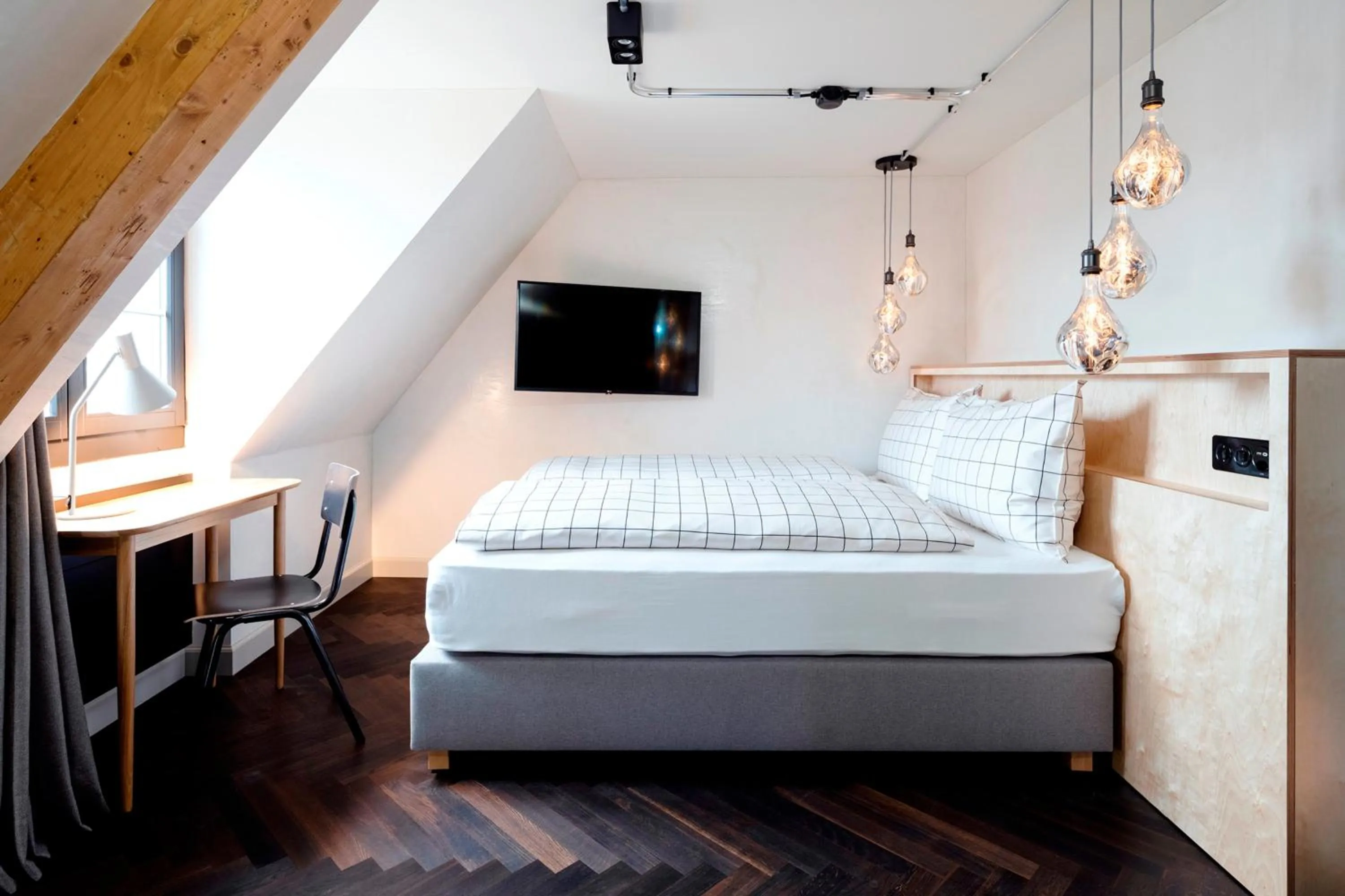 Bed in The Lubo - self check-in