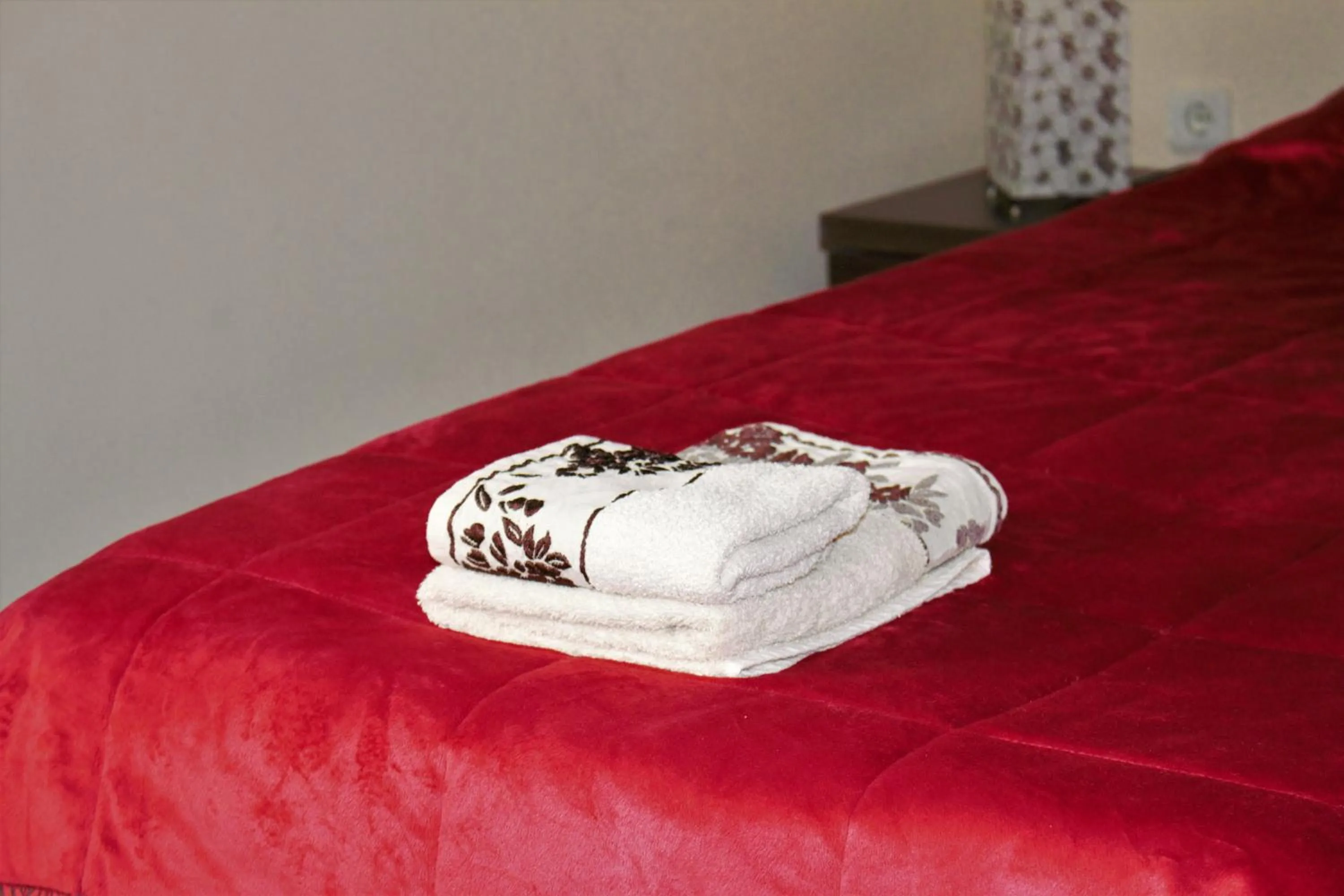 Bed in Garni Hotel City