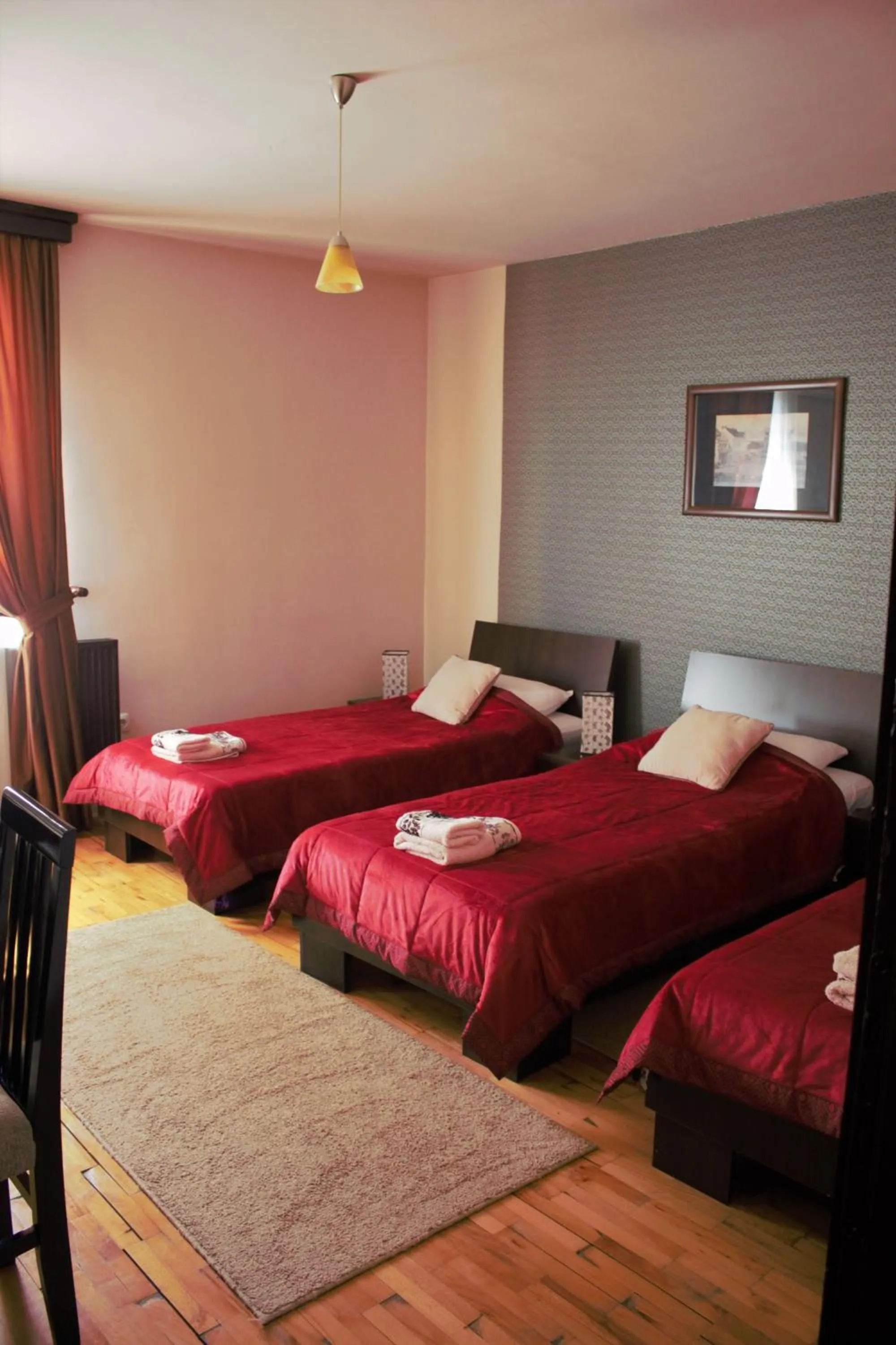 Bed in Garni Hotel City