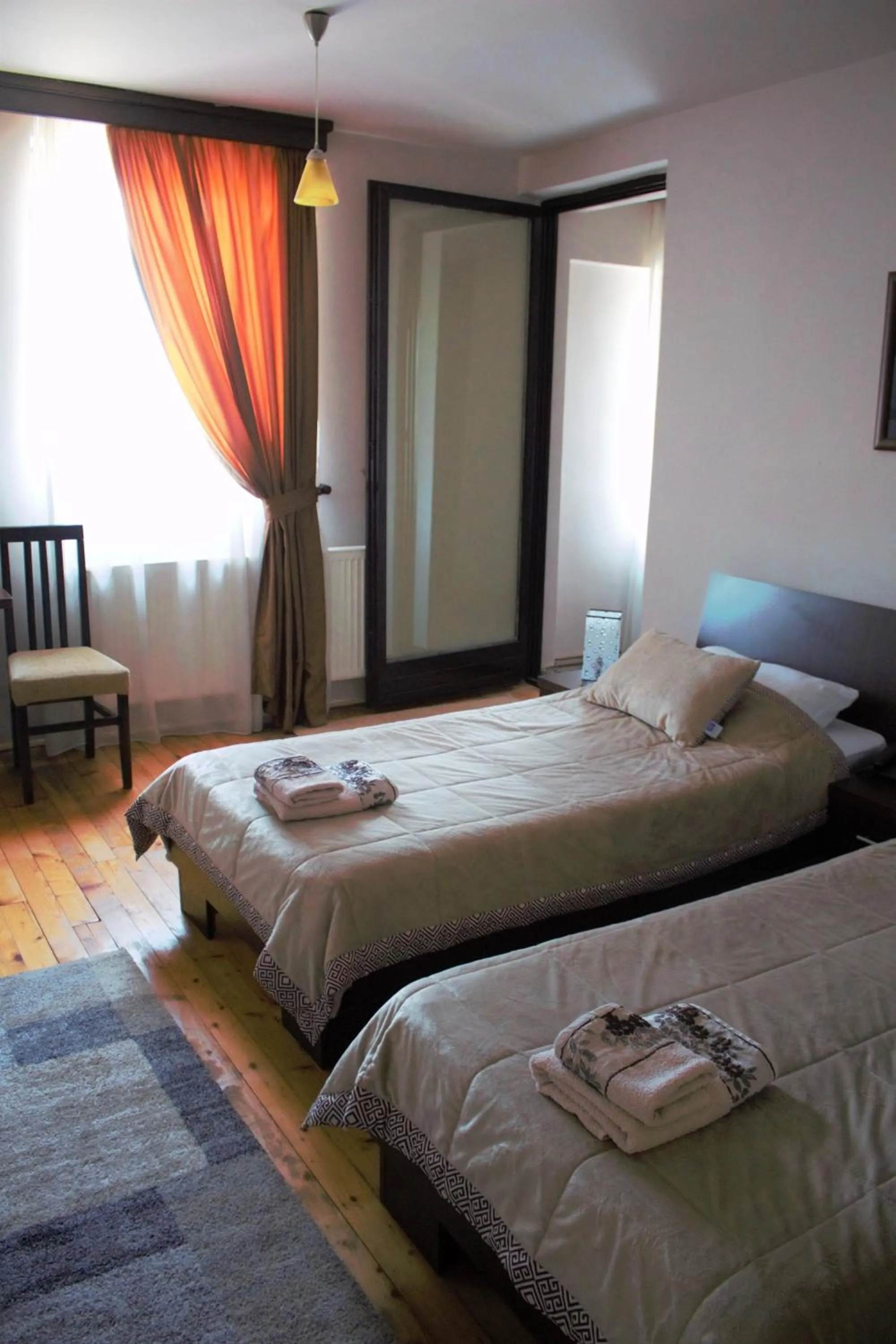 Bed in Garni Hotel City